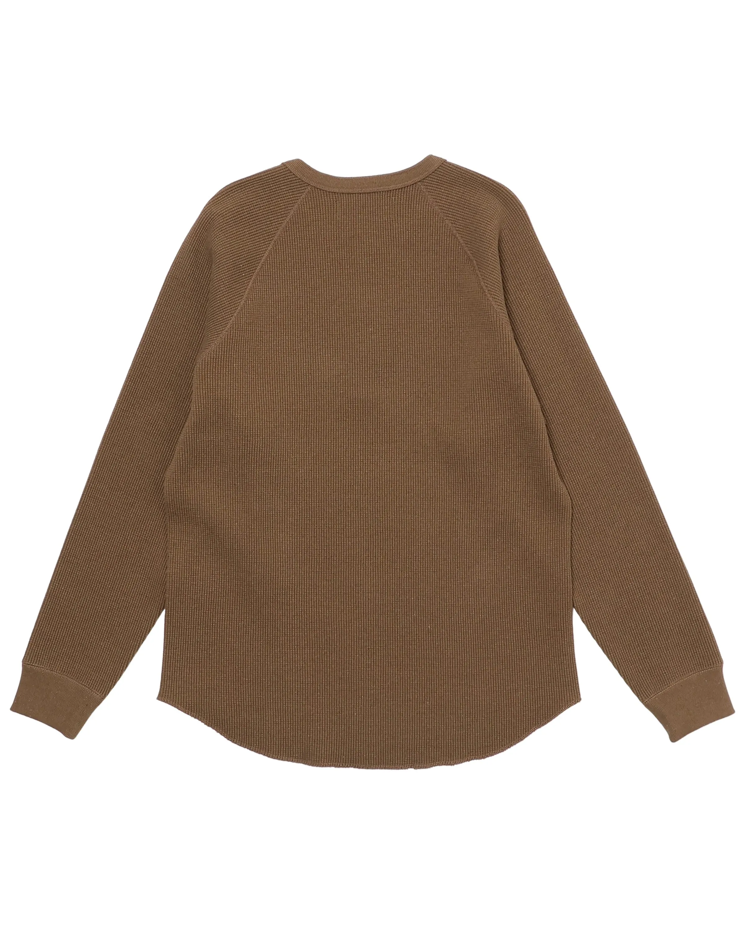 Henley - Iron Mordant Foxfibre® Heavyweight Waffle - Coyote 70 sold by Wonder Looper product image thumbnail 5