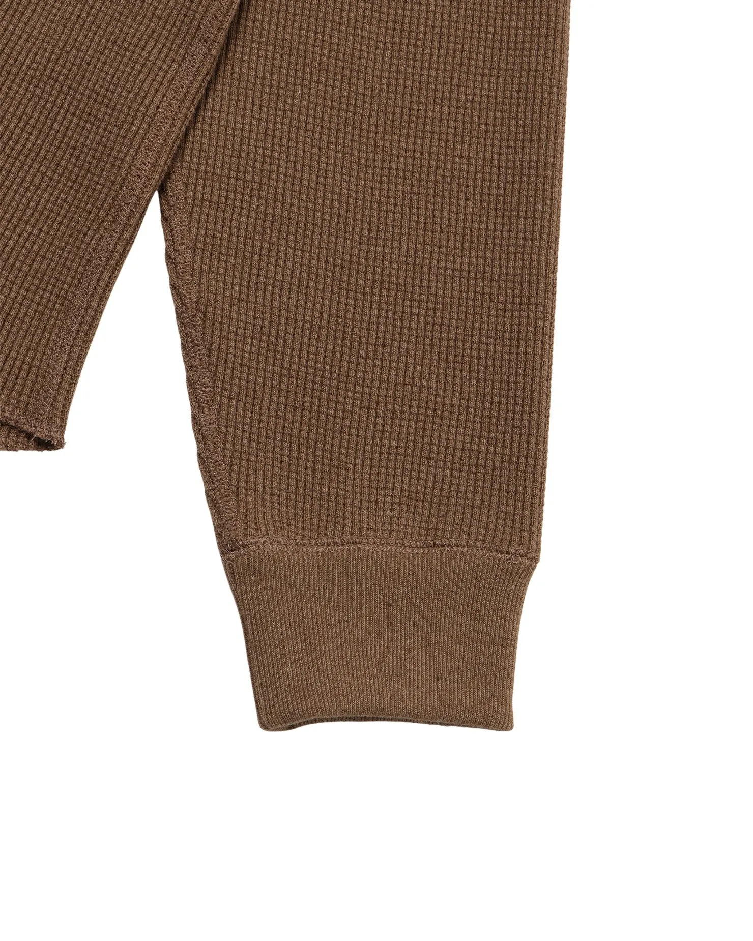 Henley - Iron Mordant Foxfibre® Heavyweight Waffle - Coyote 70 sold by Wonder Looper product image thumbnail 3