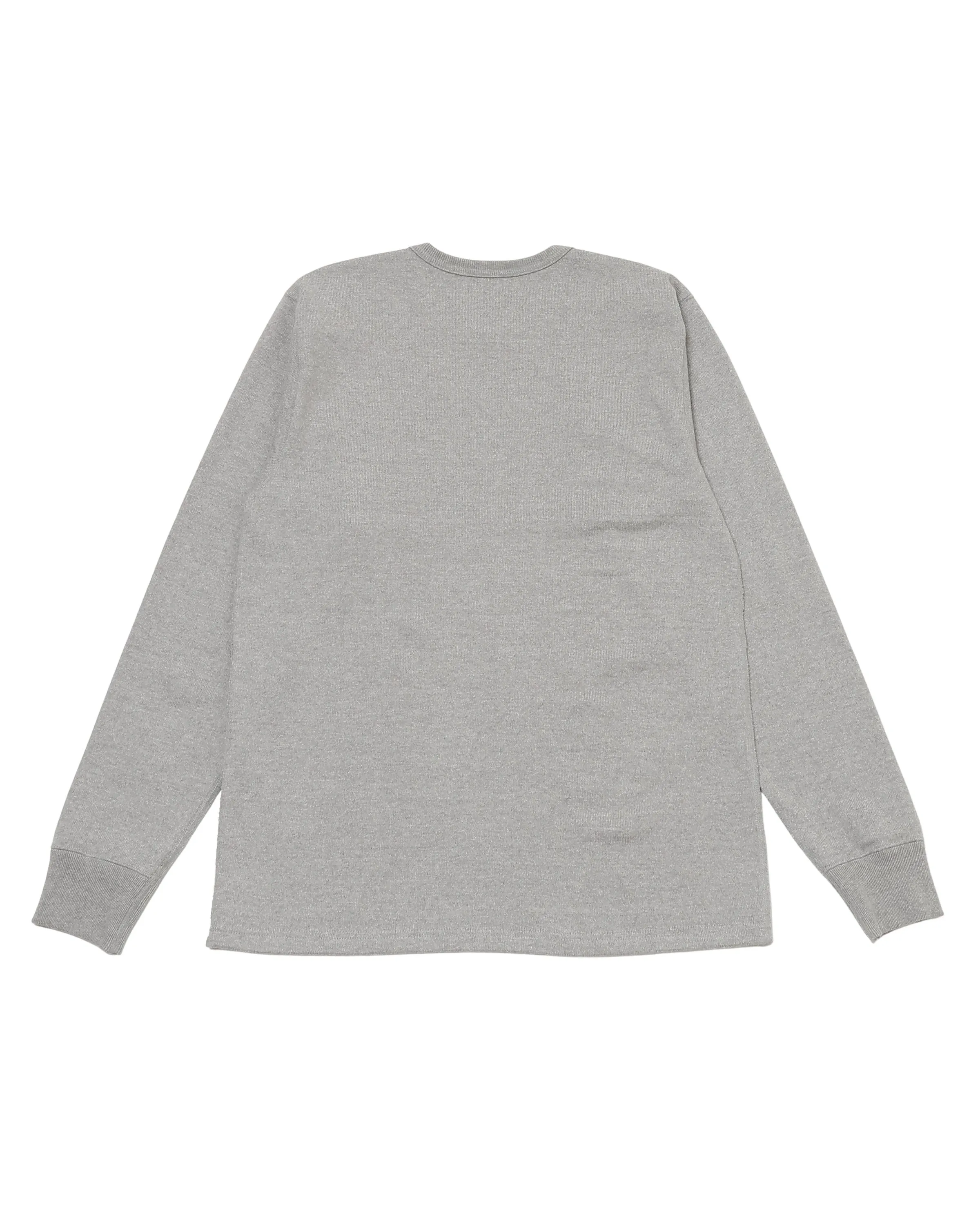 Double Heavyweight Long Sleeve T-shirt - Heather Grey sold by Wonder Looper product image thumbnail 2