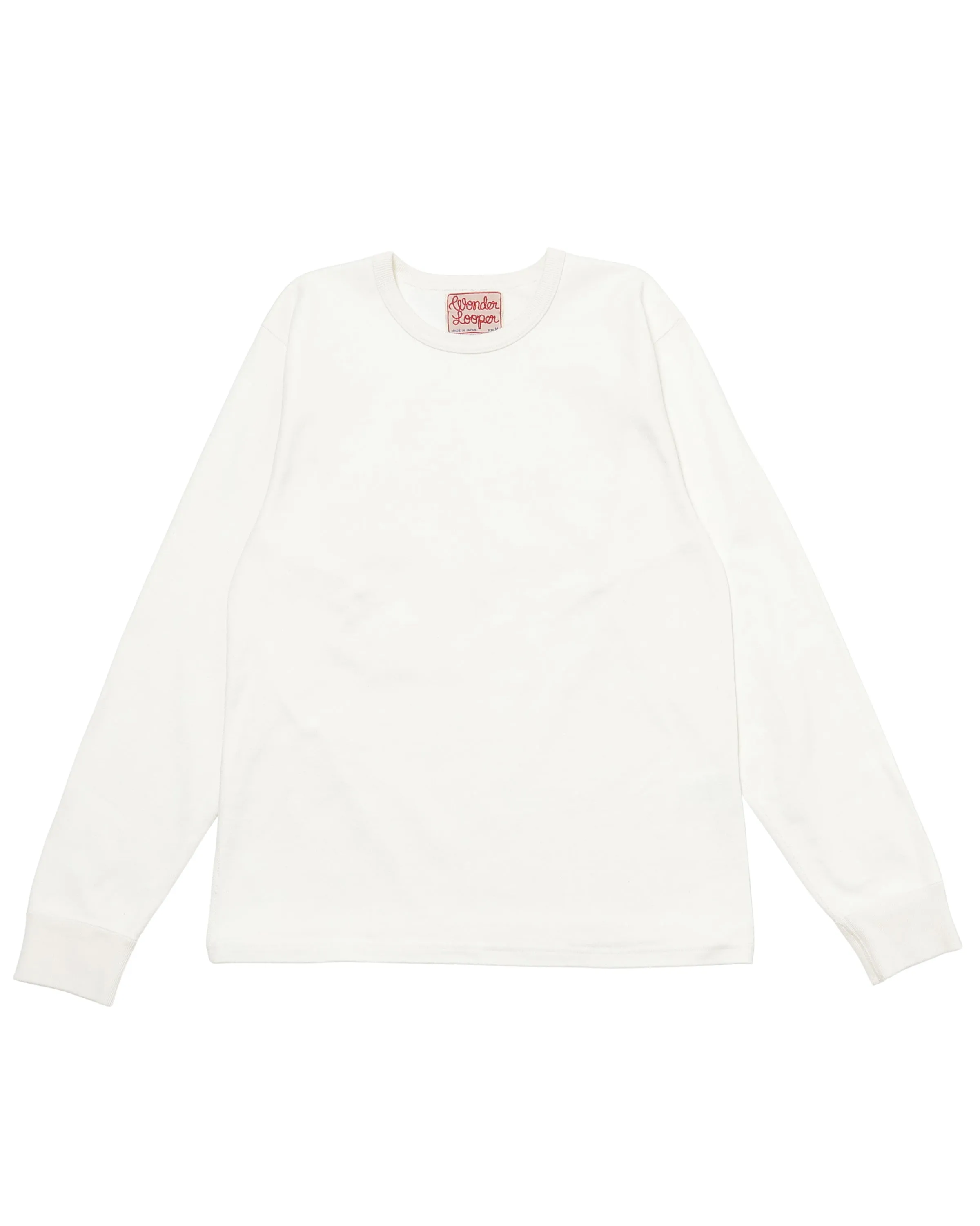 Double Heavyweight Long Sleeve T-shirt - White sold by Wonder Looper
