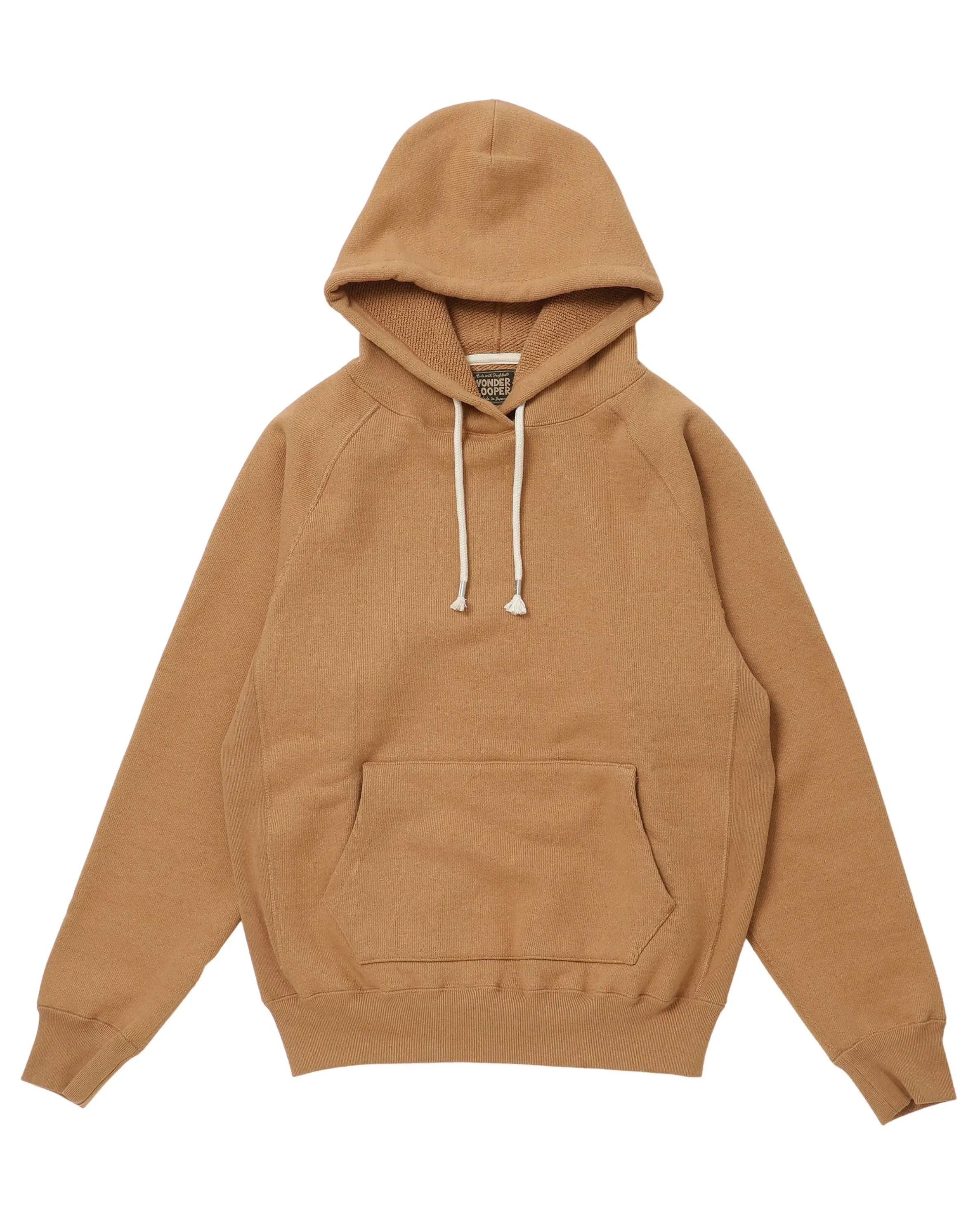 Pullover Hoodie - Foxfibre® Double Heavyweight French Terry - Coyote 80 sold by Wonder Looper