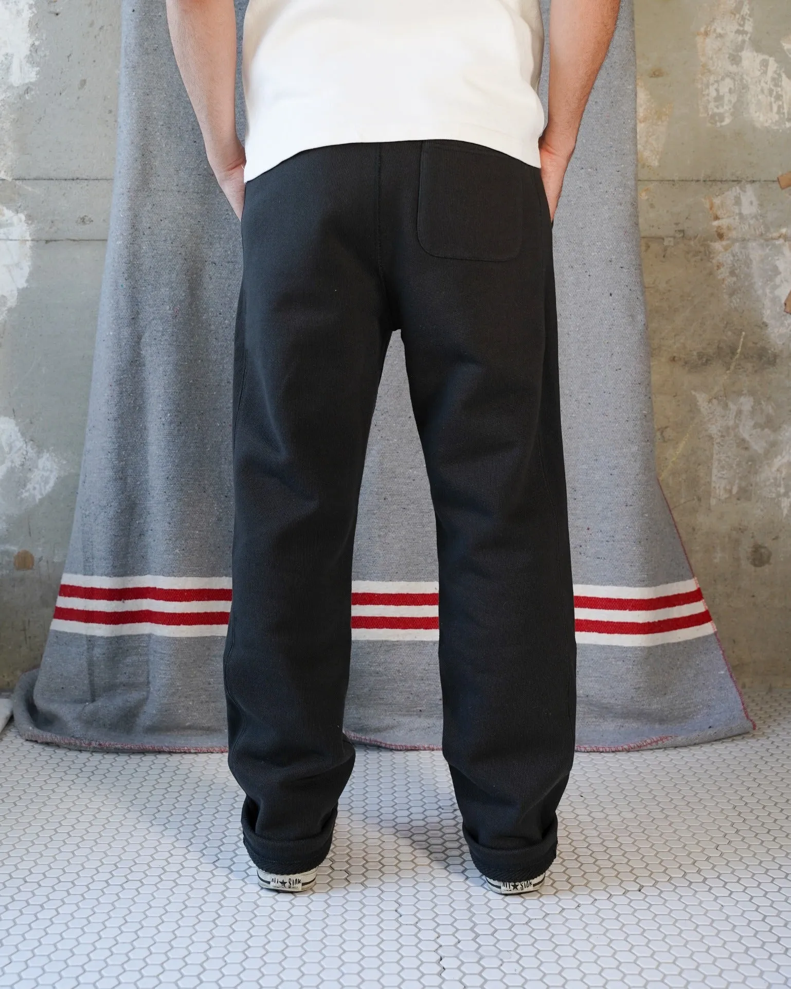 Sweatpants - Double Heavyweight French Terry - Sumi Black sold by Wonder Looper product image thumbnail 4