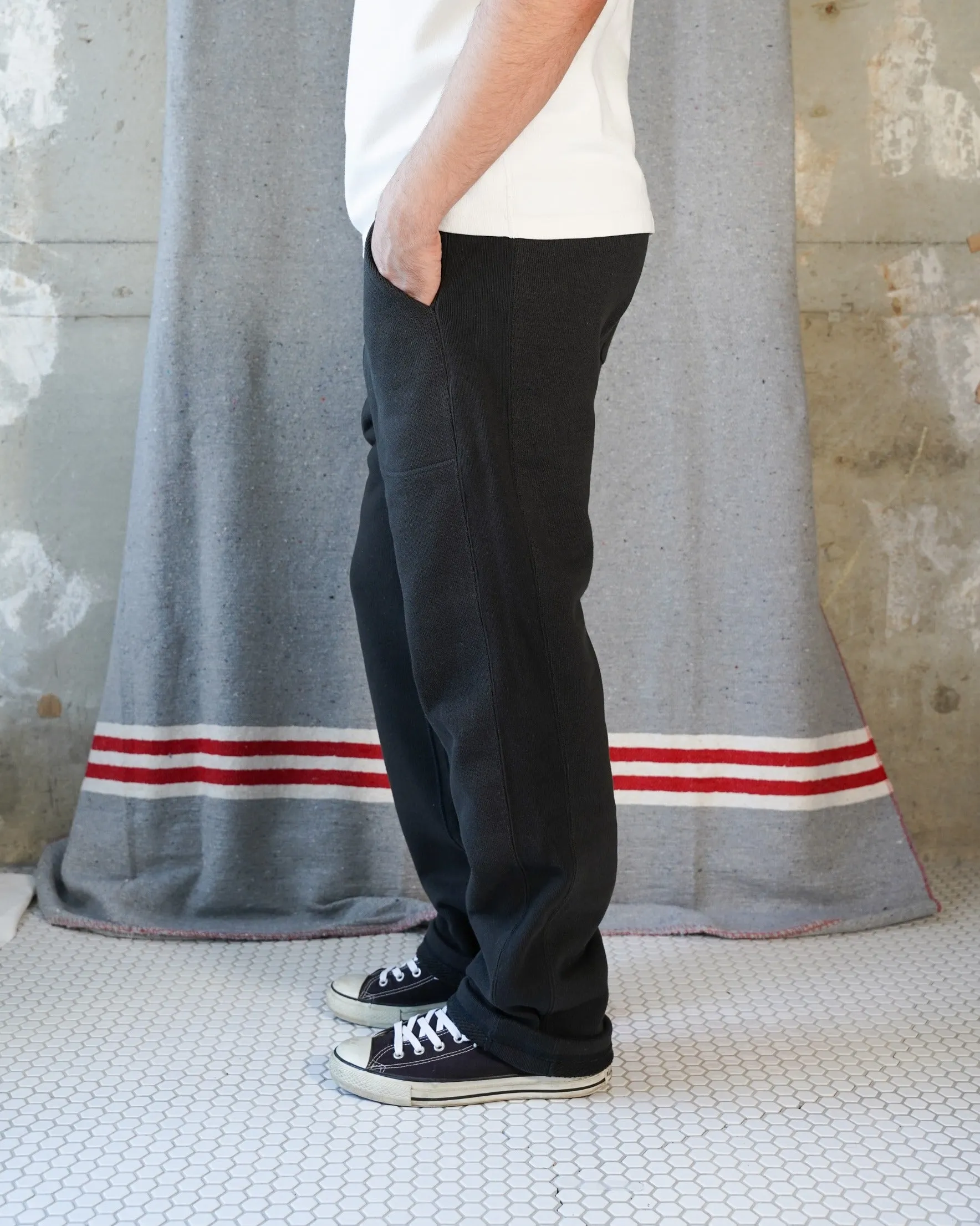 Sweatpants - Double Heavyweight French Terry - Sumi Black sold by Wonder Looper product image thumbnail 3