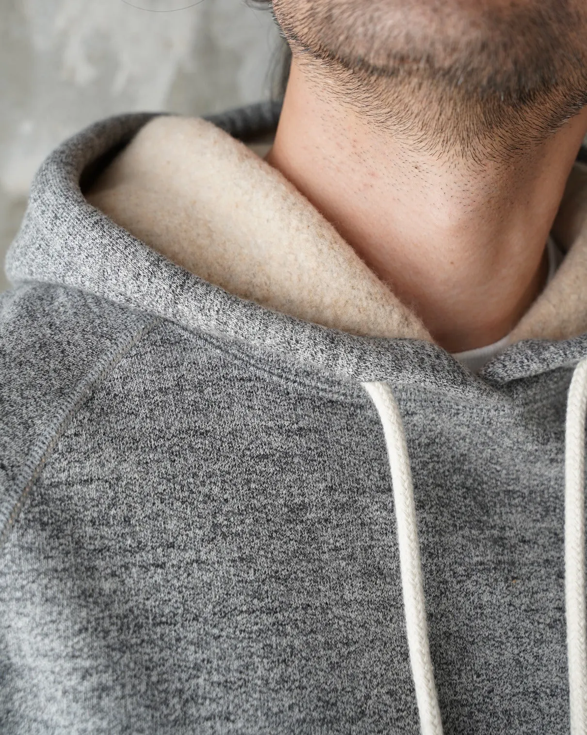 Pullover Hoodie - Fleeced Foxfibre® - Charcoal sold by Wonder Looper product image thumbnail 5