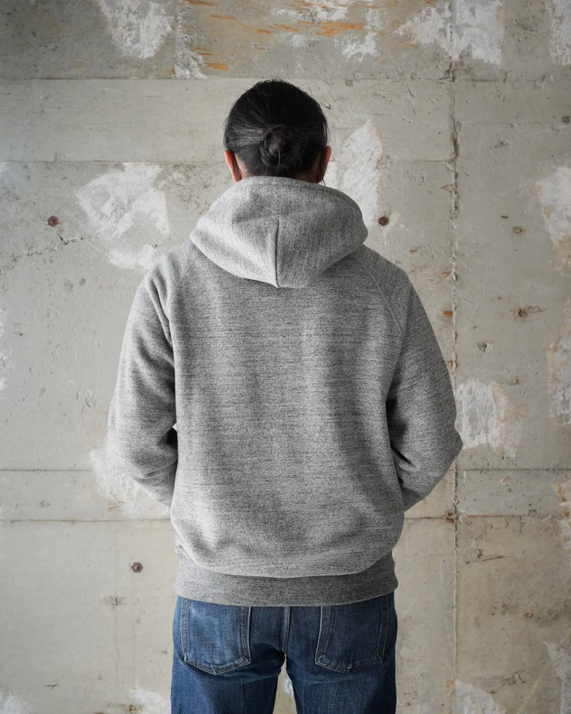 Pullover Hoodie - Fleeced Foxfibre® - Charcoal sold by Wonder Looper product image thumbnail 3