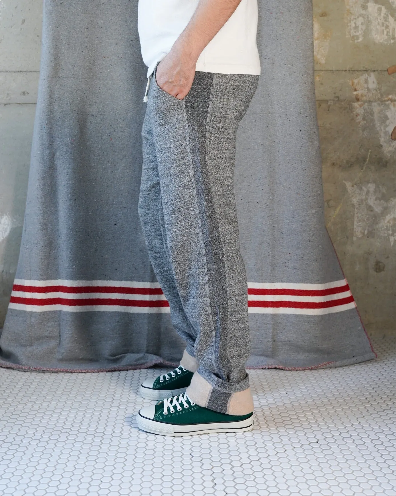 Sweatpants - Fleeced Foxfibre® - Charcoal sold by Wonder Looper product image thumbnail 4