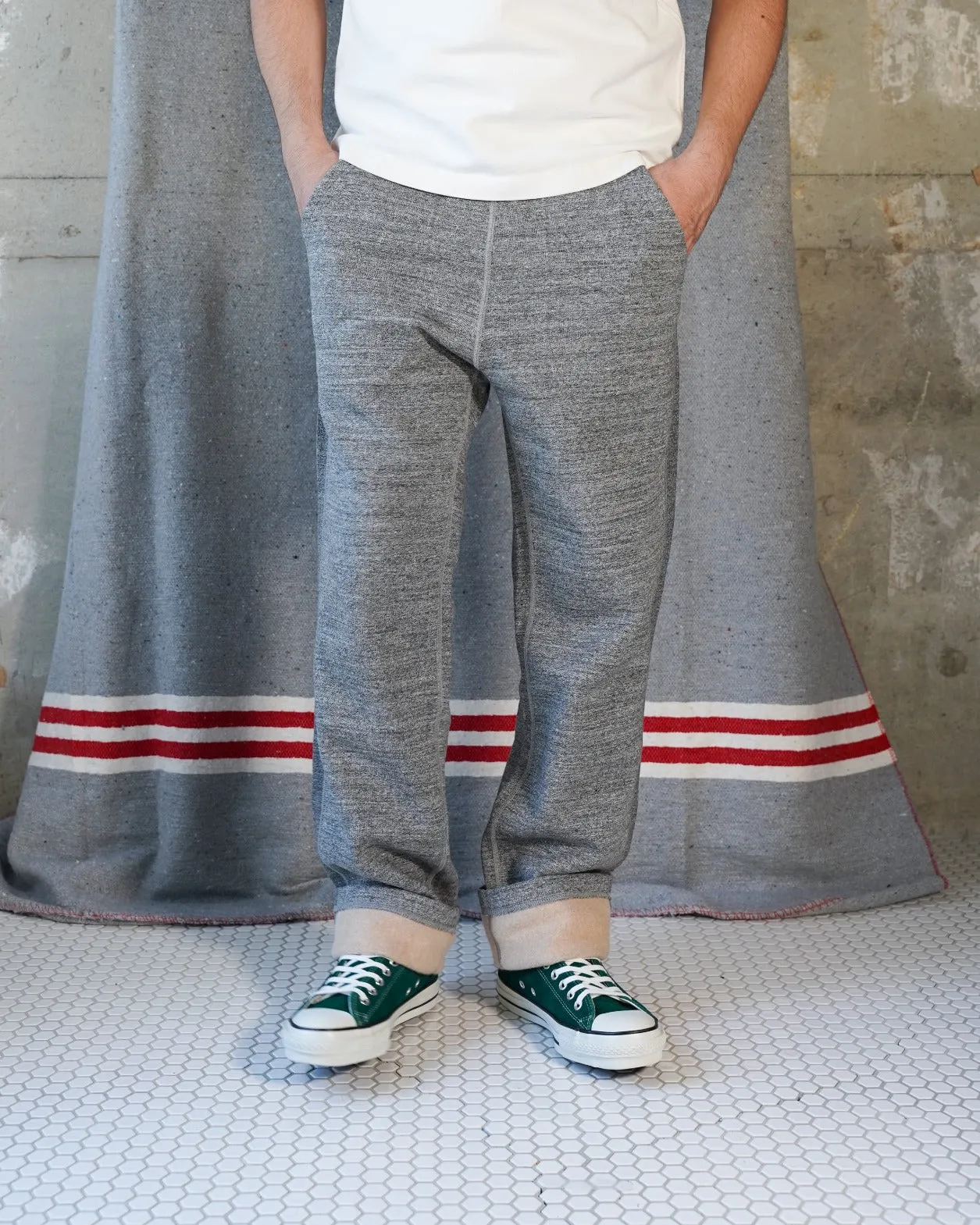 Sweatpants - Fleeced Foxfibre® - Charcoal sold by Wonder Looper product image thumbnail 2