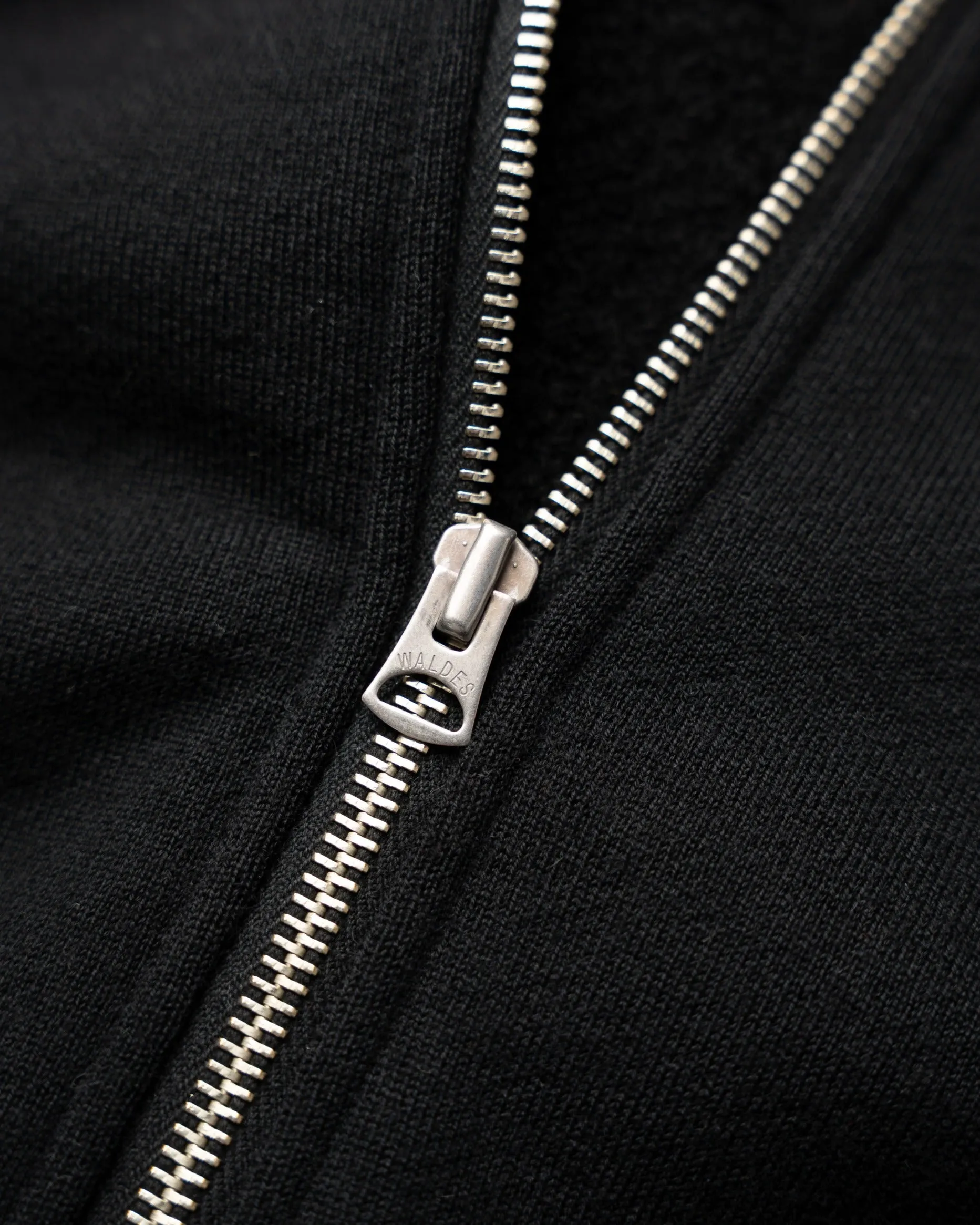Zip Hoodie - Pure Cashmere Tsuriami French Terry - Black sold by Wonder Looper product image thumbnail 4