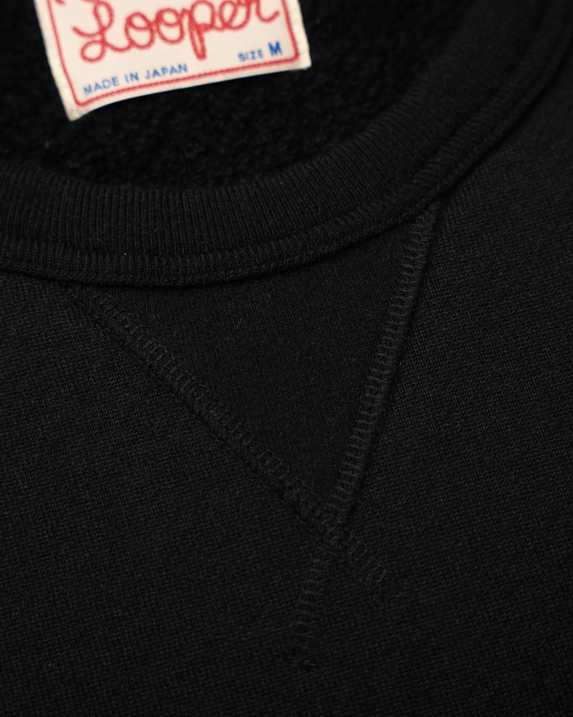 Crewneck - Pure Cashmere Tsuriami French Terry - Black sold by Wonder Looper product image thumbnail 2