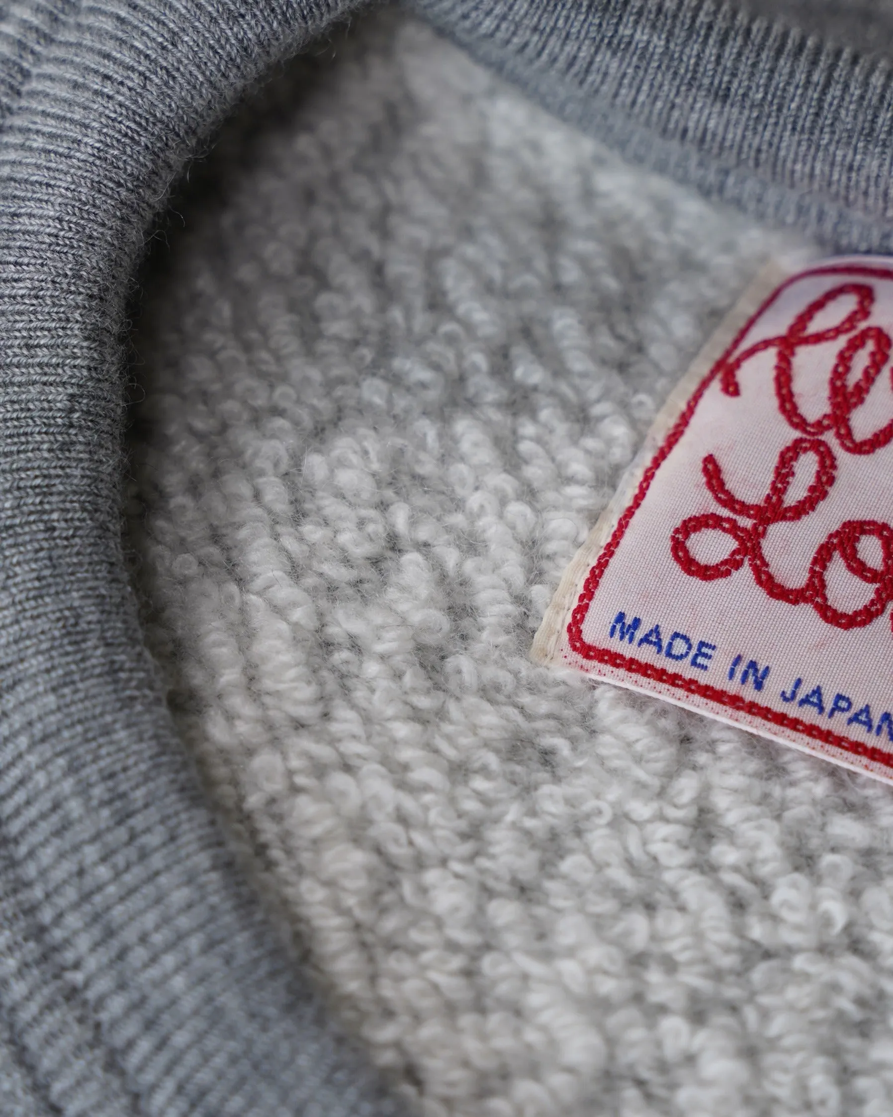 Crewneck - Pure Cashmere Tsuriami French Terry - Heather Grey sold by Wonder Looper product image thumbnail 3