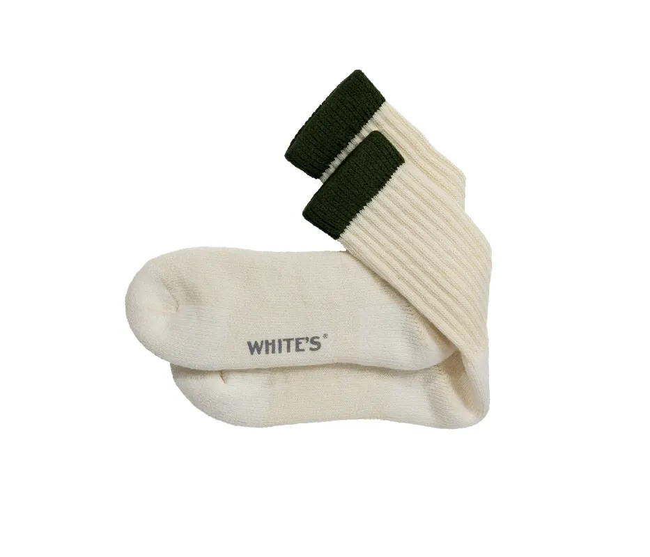 Classic Wool Crew Sock made by White's boots