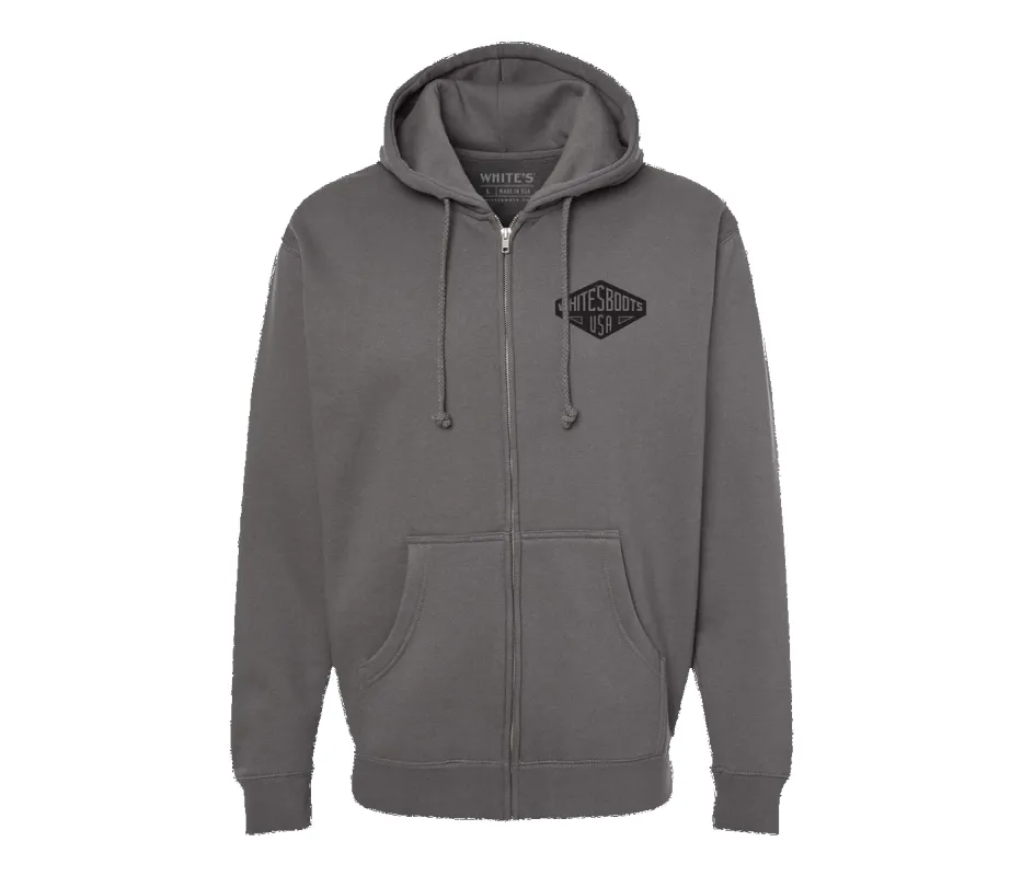White's Boots Badge Zip Hoodie sold by White's boots