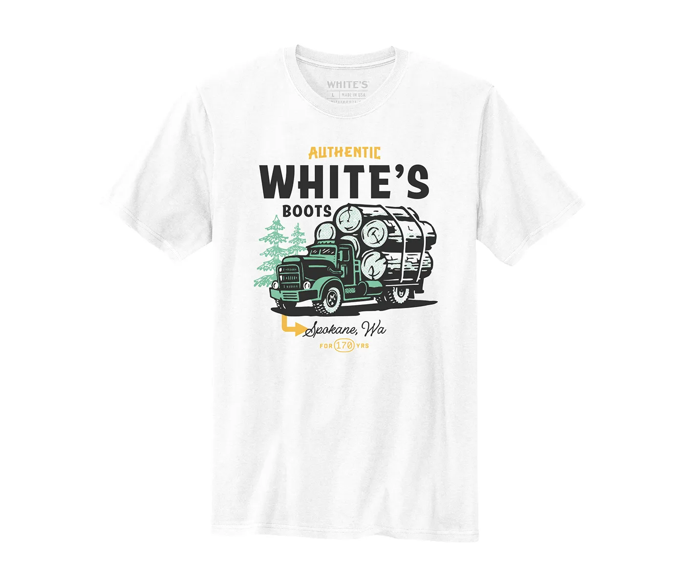 Timber Truck Graphic T-Shirt sold by White's boots product image thumbnail 3