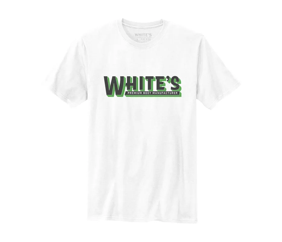 Premium Logo T-Shirt made by White's boots