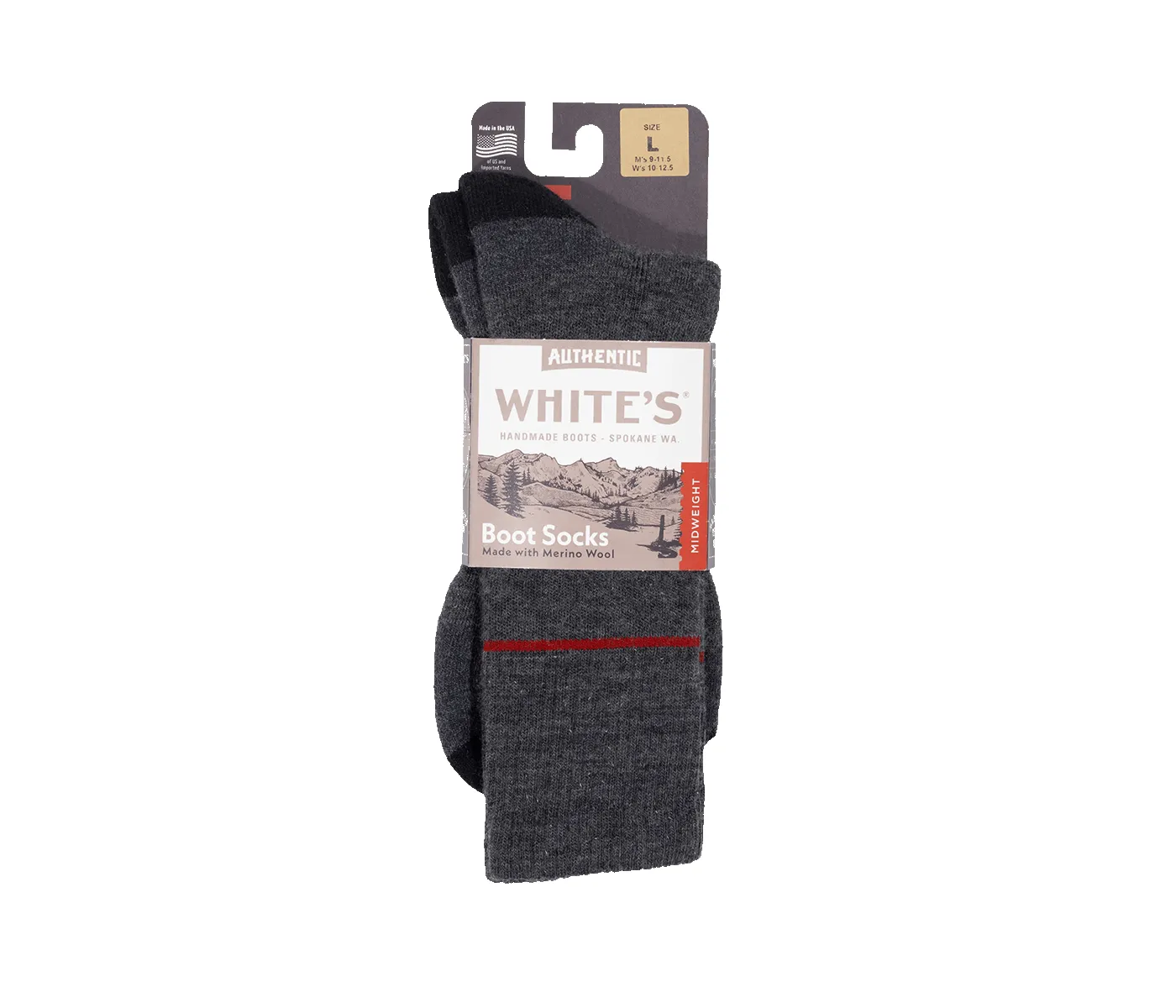 White's Midweight Crew Sock sold by White's boots product image thumbnail 2