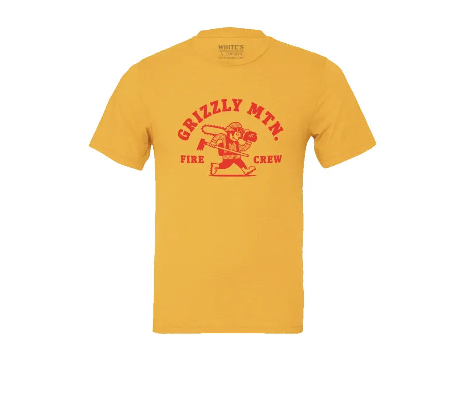 Grizzly Mountain Crew Graphic T-Shirt made by White's boots