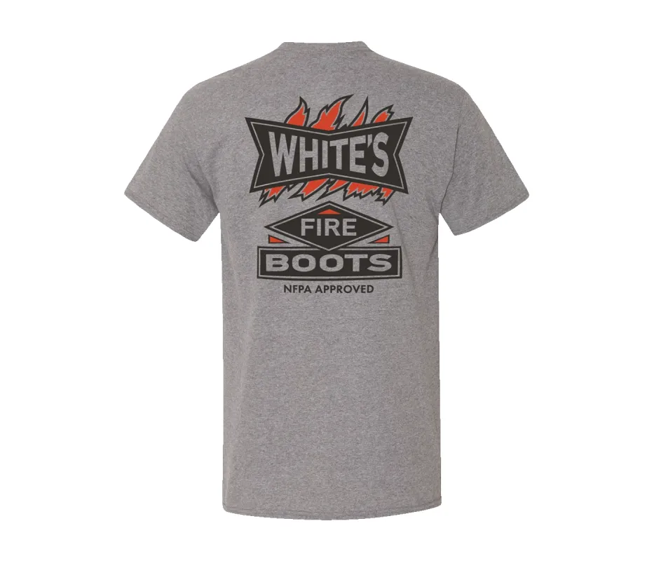 Fire Boots Graphic T-Shirt made by White's boots