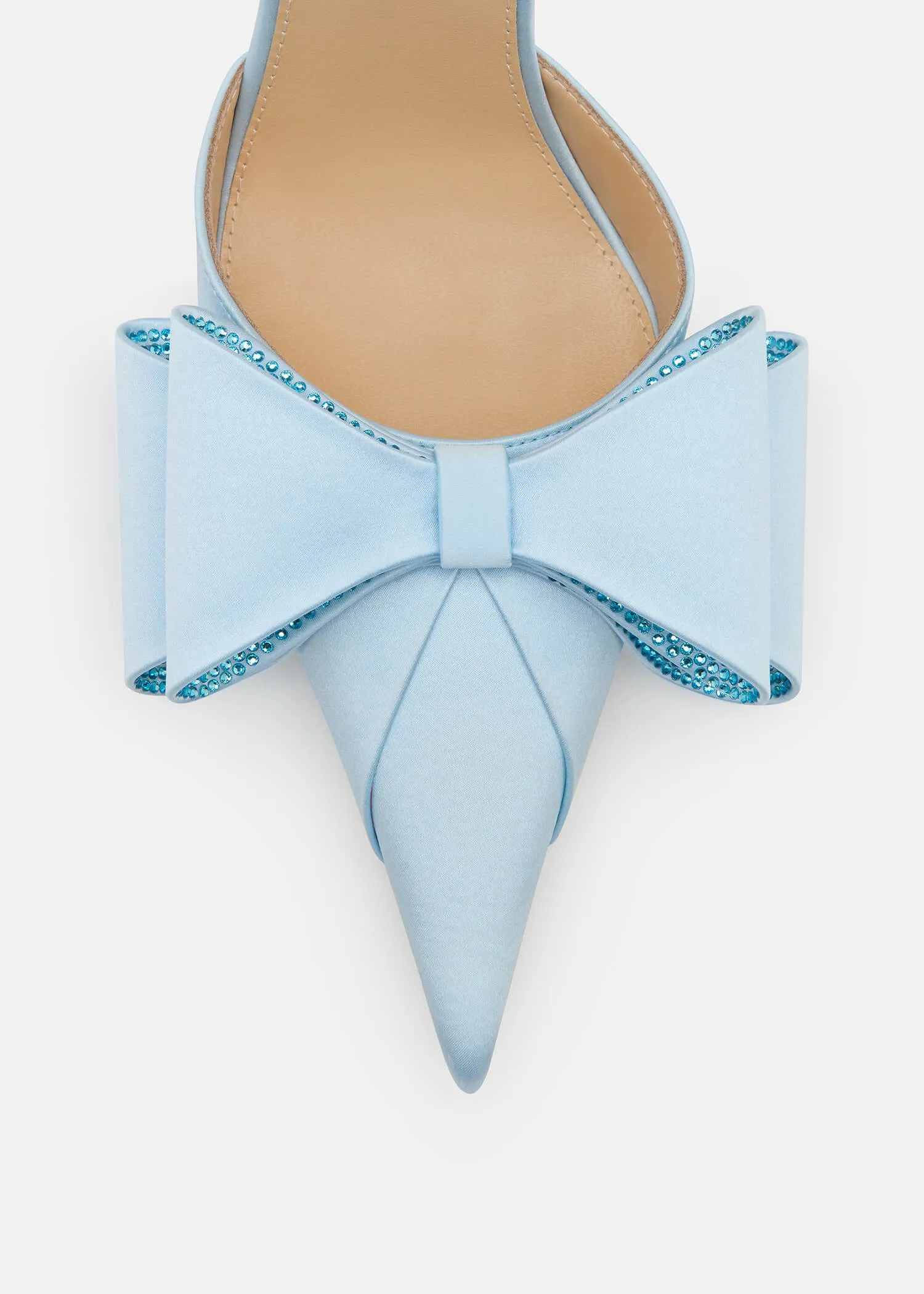 Le Cadeau Sky Blue Satin Slingback sold by MACH & MACH product image thumbnail 5