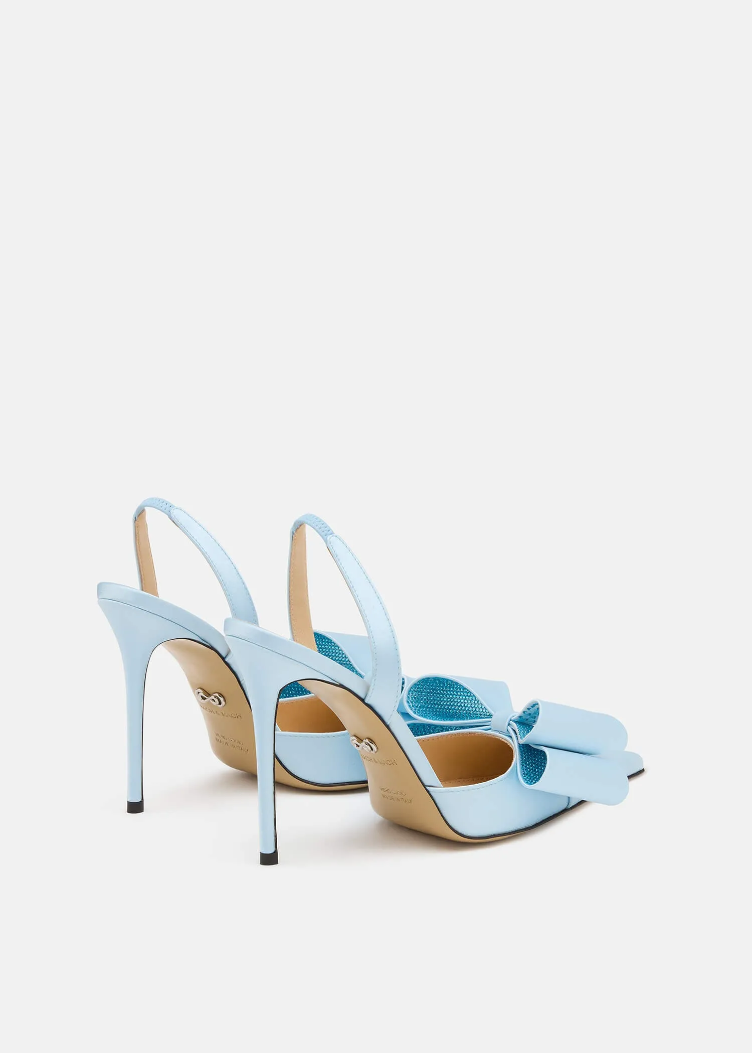 Le Cadeau Sky Blue Satin Slingback sold by MACH & MACH product image thumbnail 4