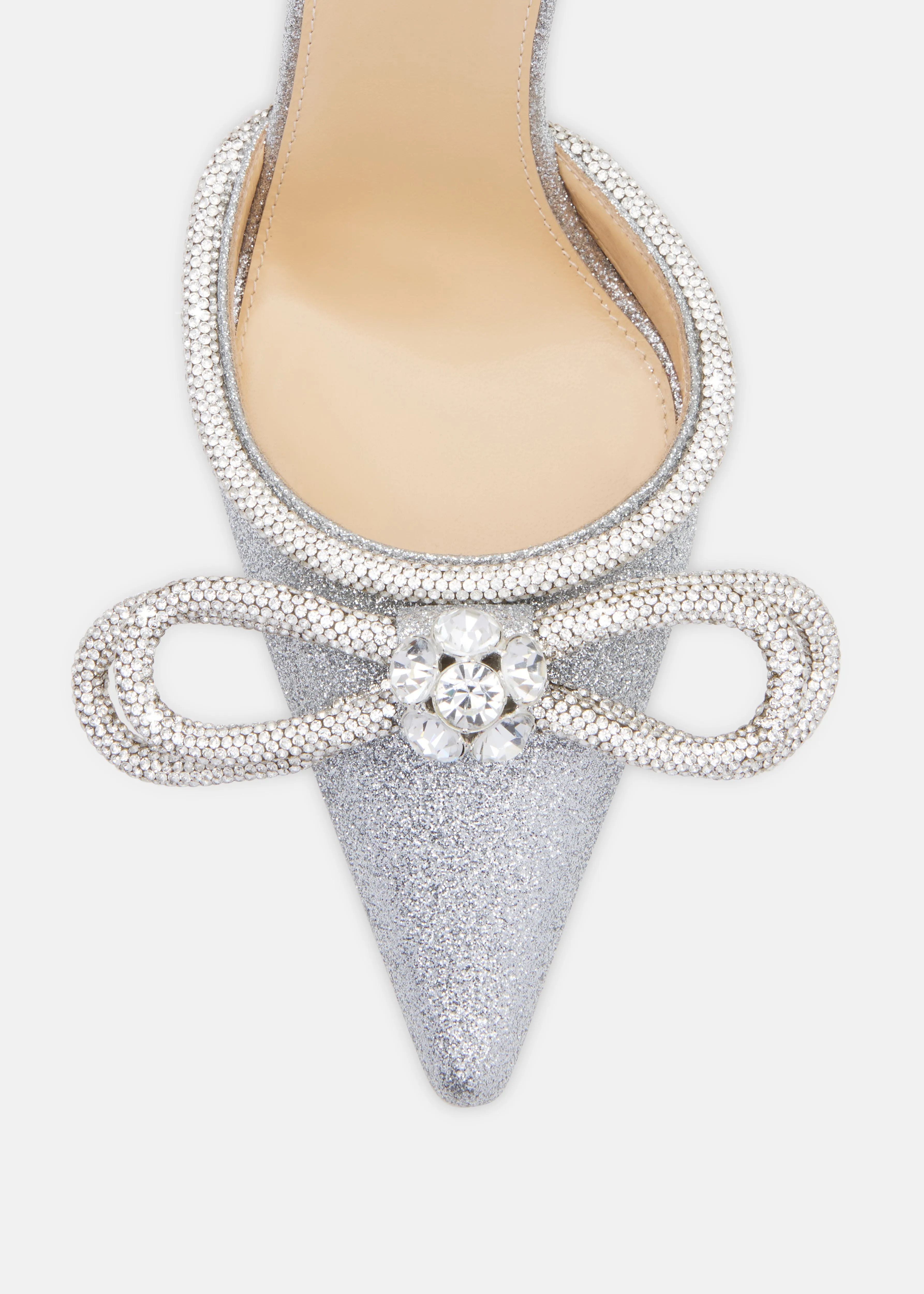Double Bow Glitter Pumps sold by MACH & MACH product image thumbnail 5