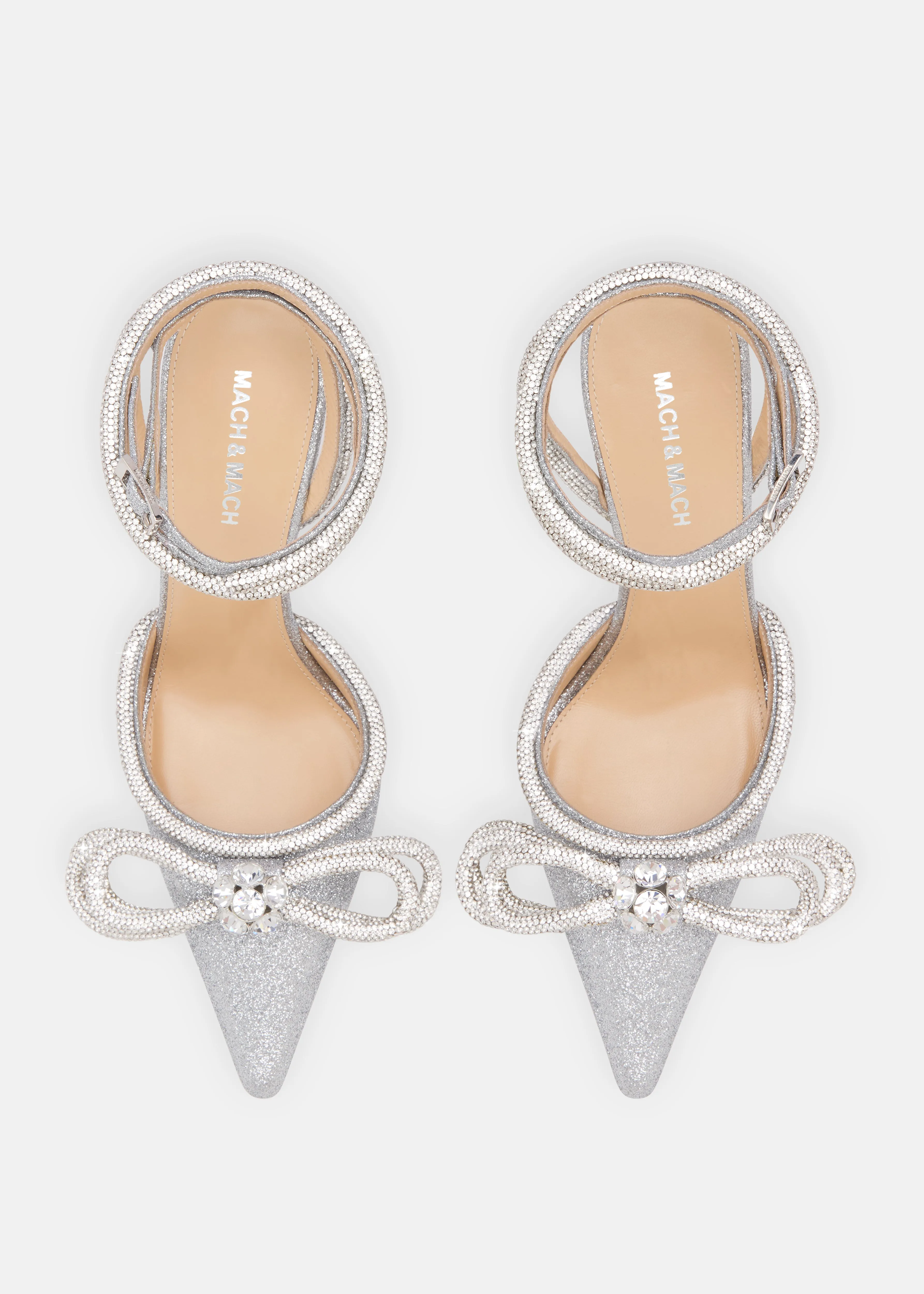 Double Bow Glitter Pumps sold by MACH & MACH product image thumbnail 3