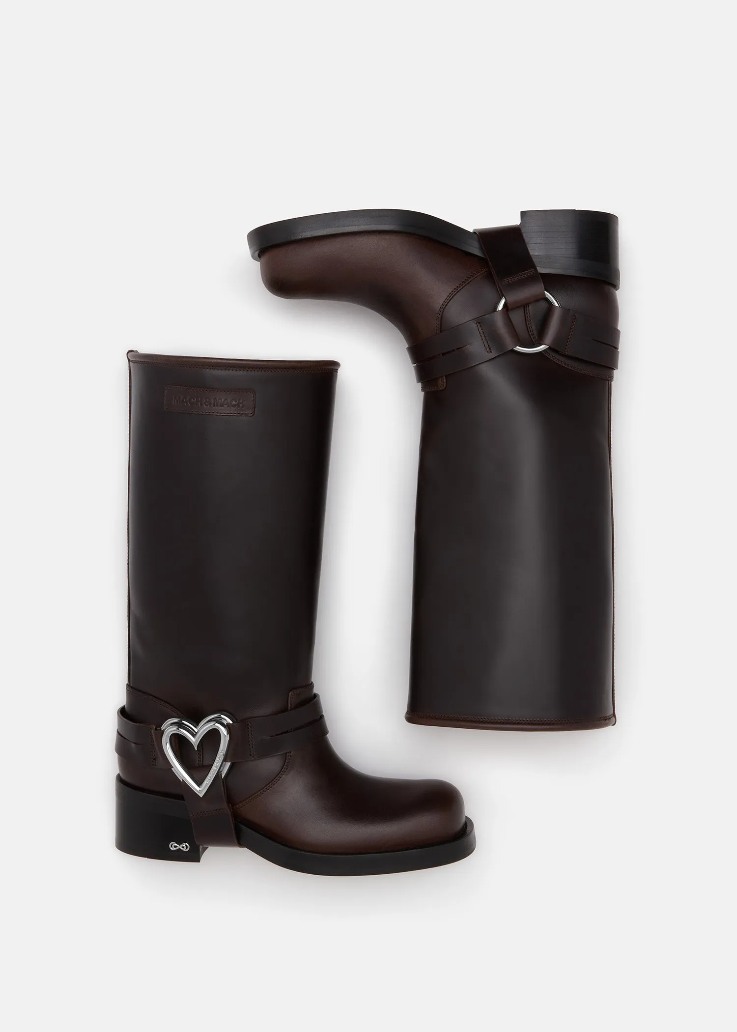 Double Heart Combat Boots sold by MACH & MACH product image thumbnail 3