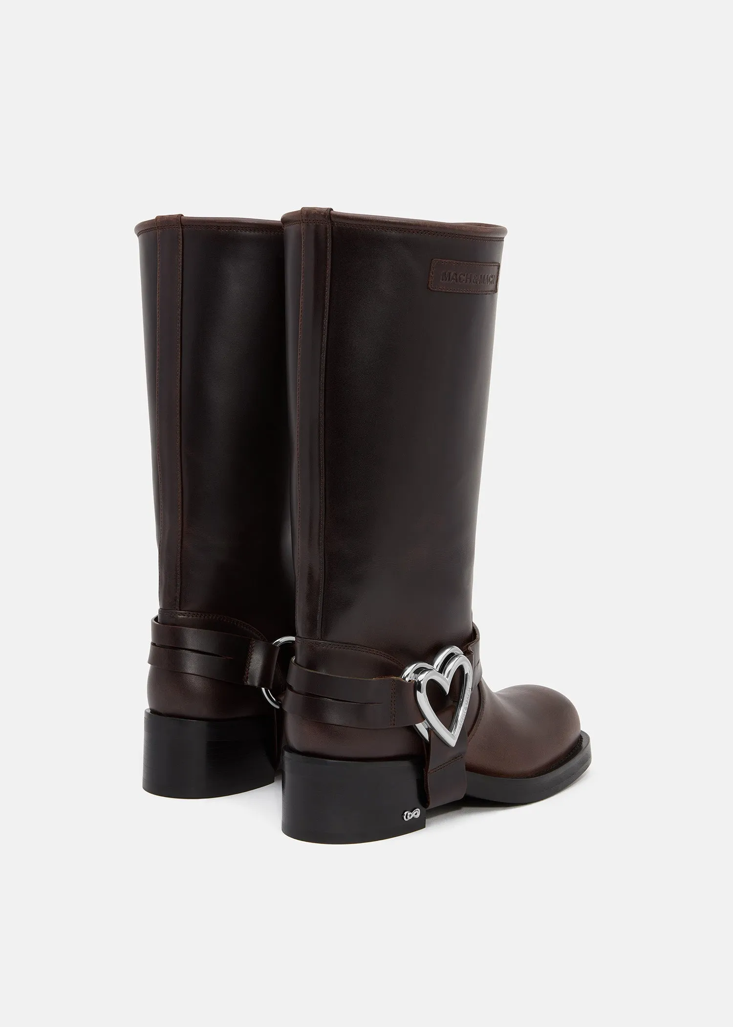 Double Heart Combat Boots sold by MACH & MACH product image thumbnail 4