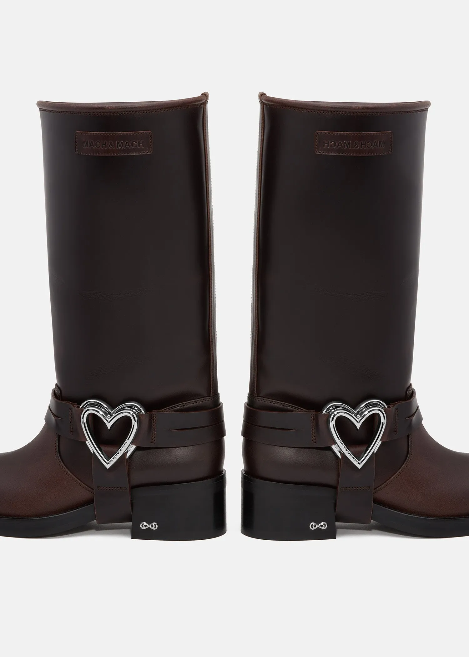 Double Heart Combat Boots sold by MACH & MACH product image thumbnail 5