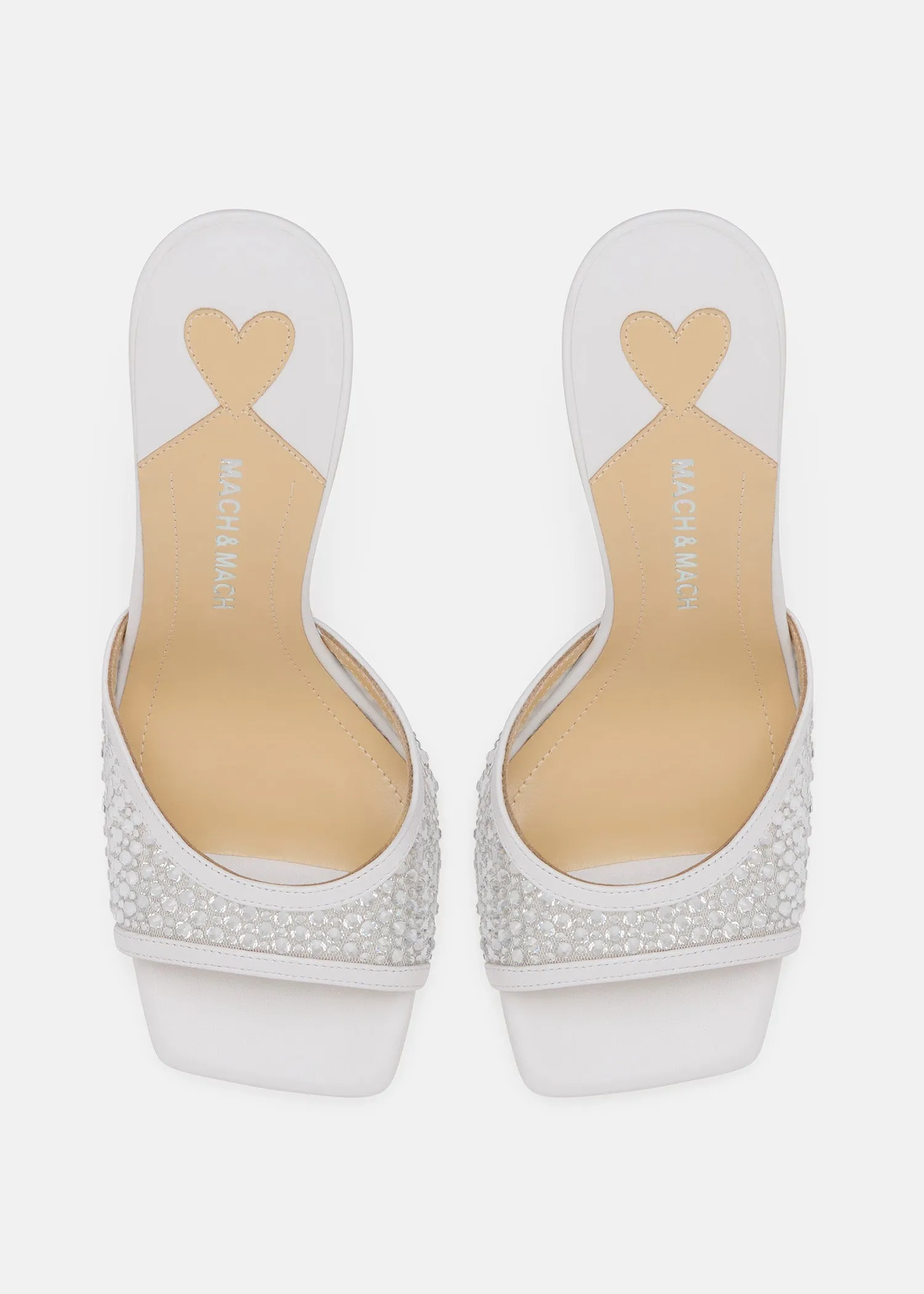 Puffy Heart Ring Square Toe Mules sold by MACH & MACH product image thumbnail 3