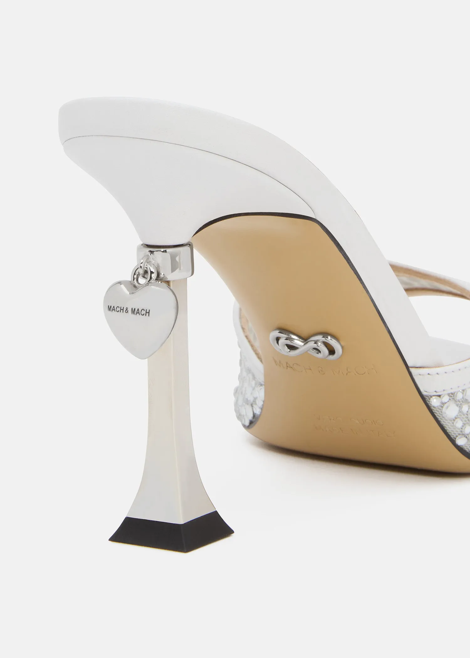 Puffy Heart Ring Square Toe Mules sold by MACH & MACH product image thumbnail 5