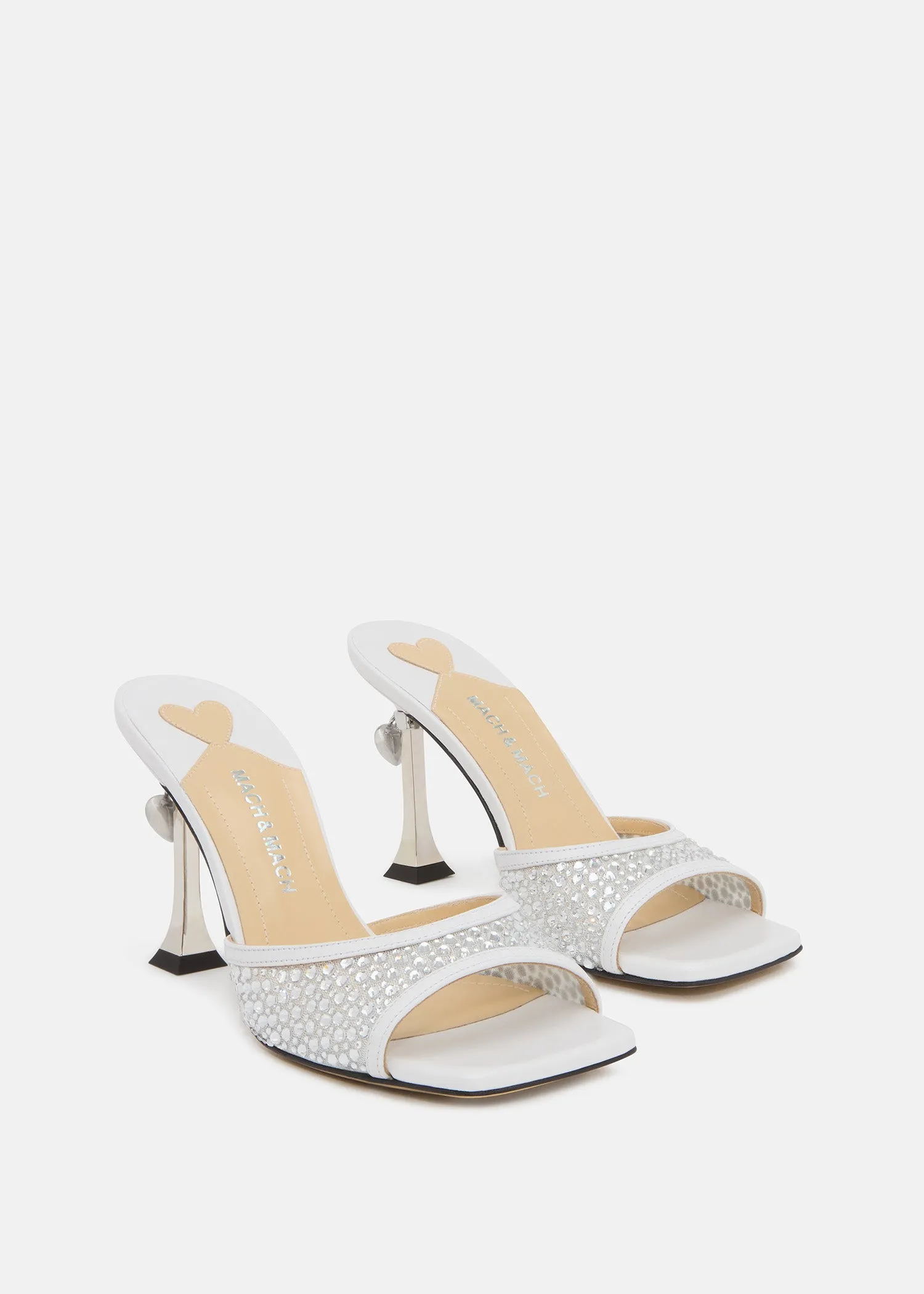 Puffy Heart Ring Square Toe Mules sold by MACH & MACH product image thumbnail 2