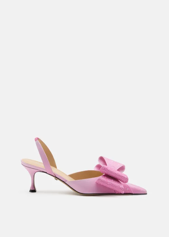 Le Cadeau Pink Aqua Gradient Slingbacks made by MACH & MACH
