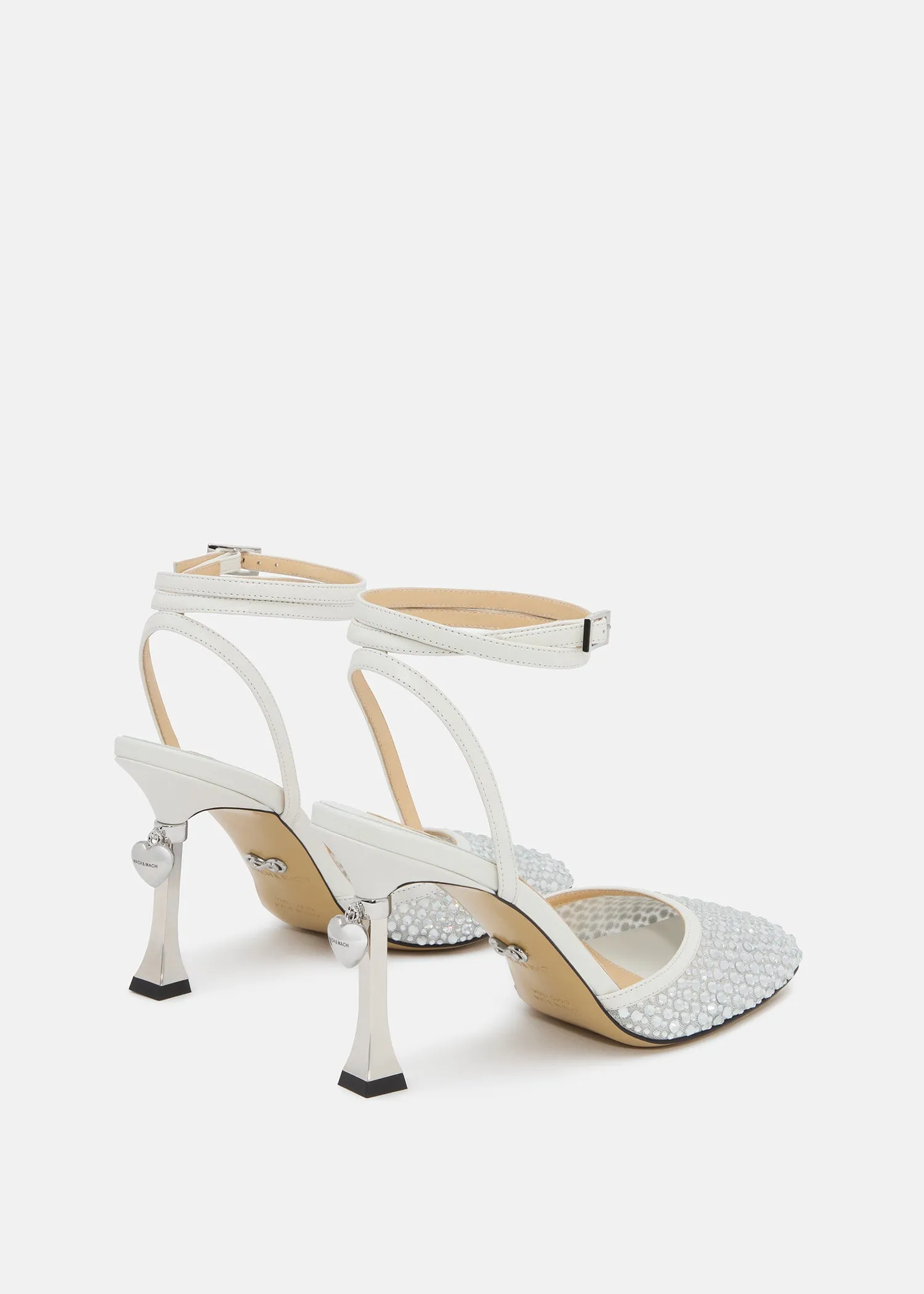 Puffy Heart Ring Square Toe High Heels sold by MACH & MACH product image thumbnail 4