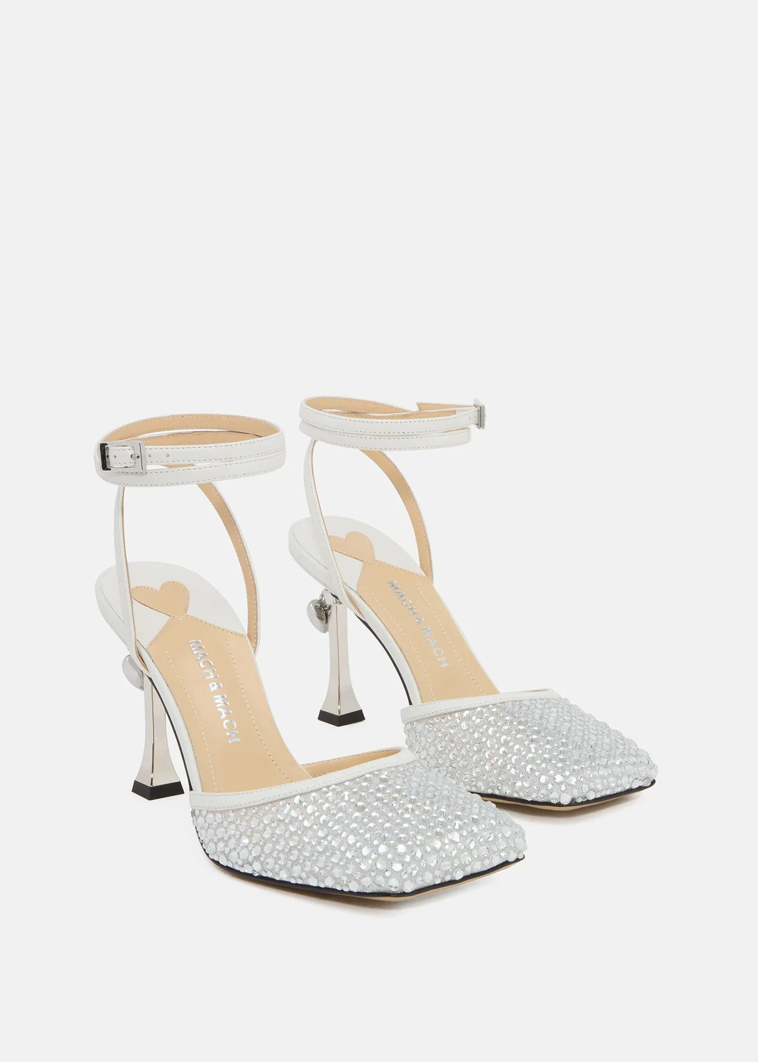 Puffy Heart Ring Square Toe High Heels sold by MACH & MACH product image thumbnail 2