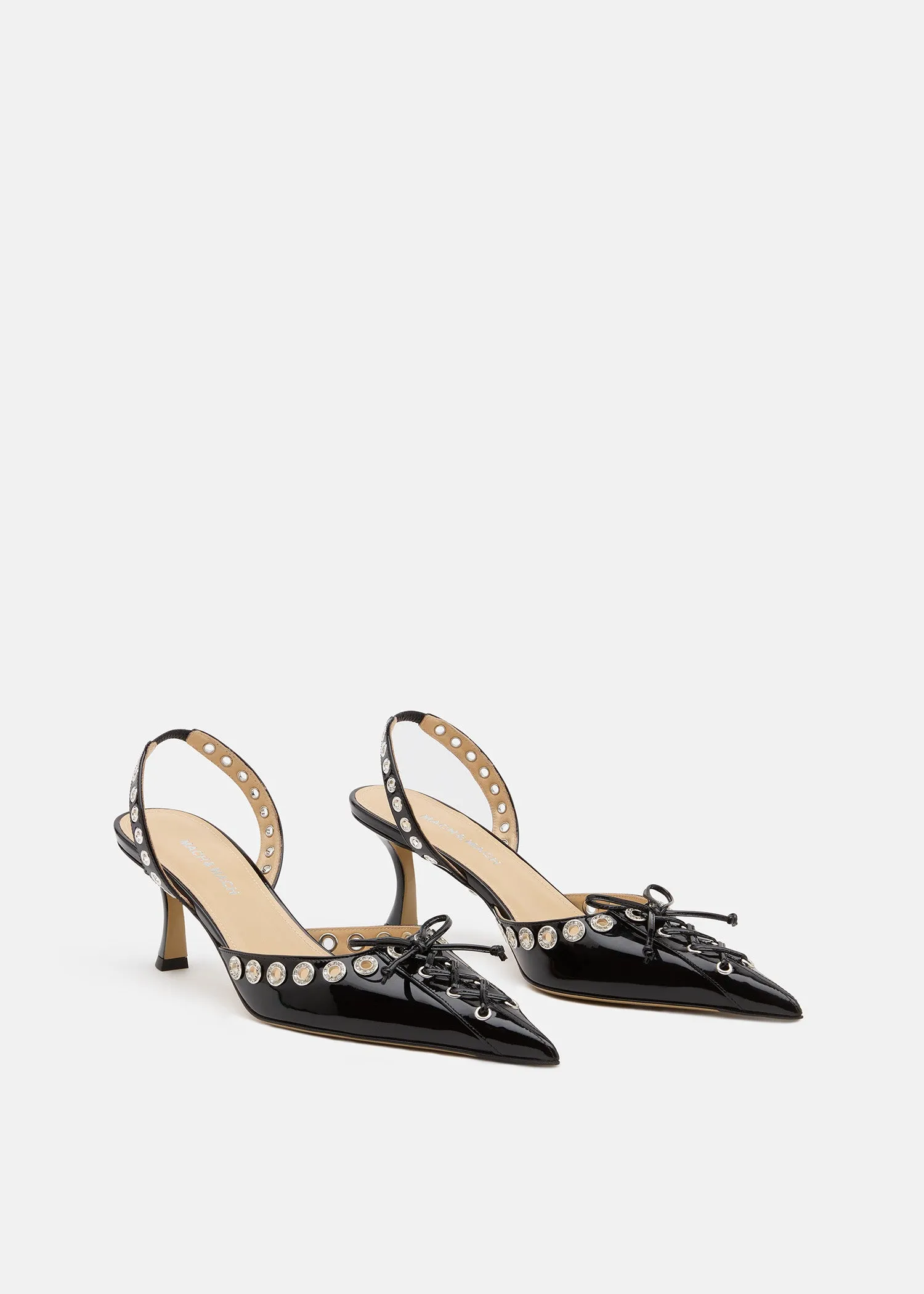 Crystalized Corset Pointed Toe Slingback sold by MACH & MACH product image thumbnail 2