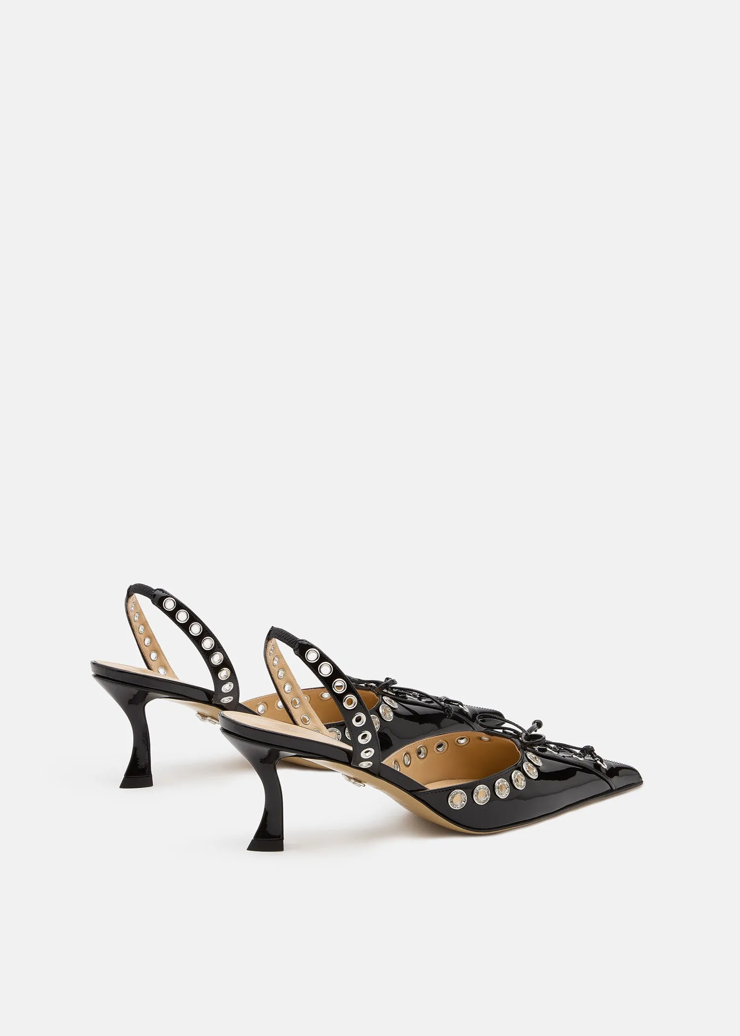 Crystalized Corset Pointed Toe Slingback sold by MACH & MACH product image thumbnail 4