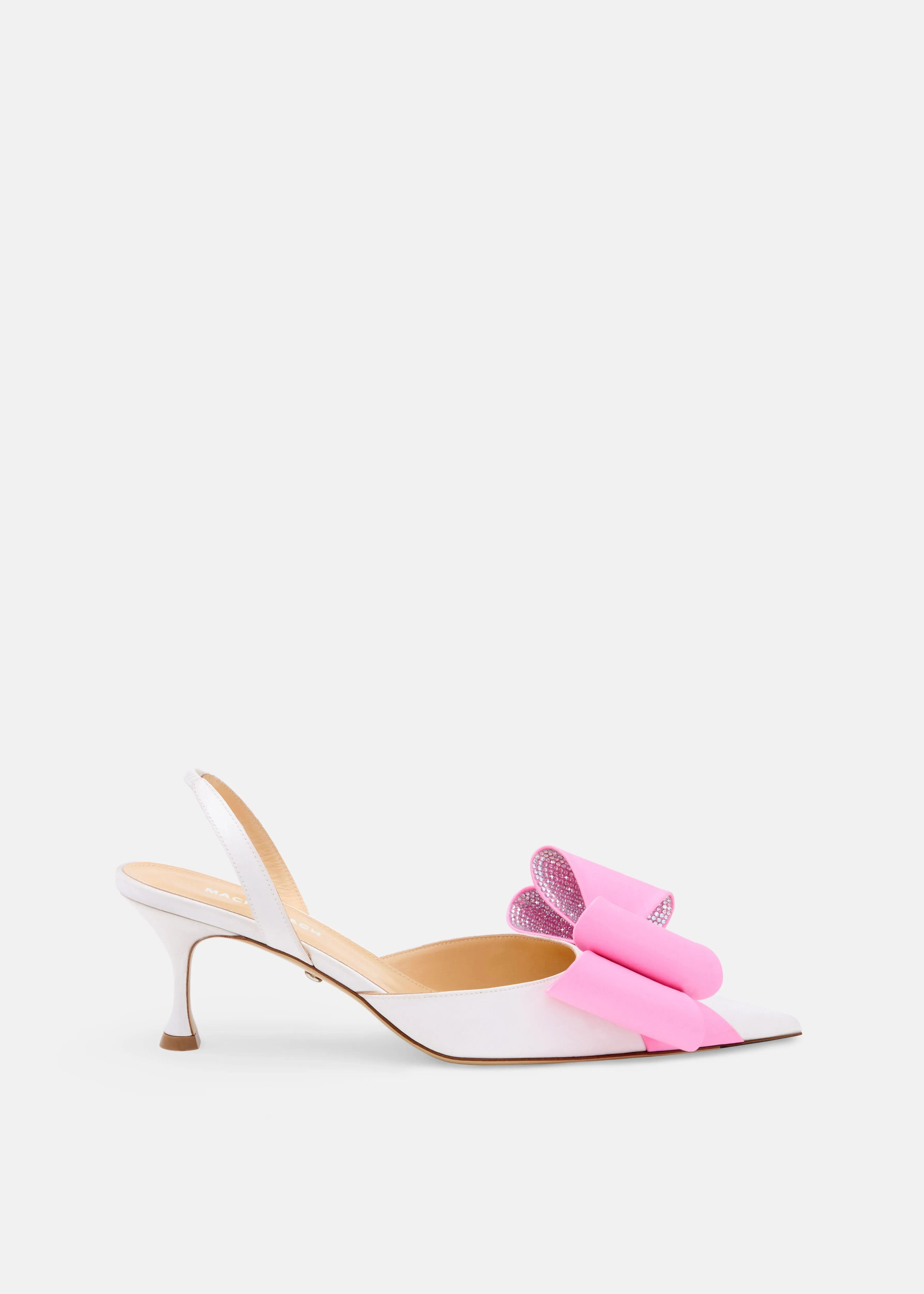 Le Cadeau Satin Slingbacks sold by MACH & MACH
