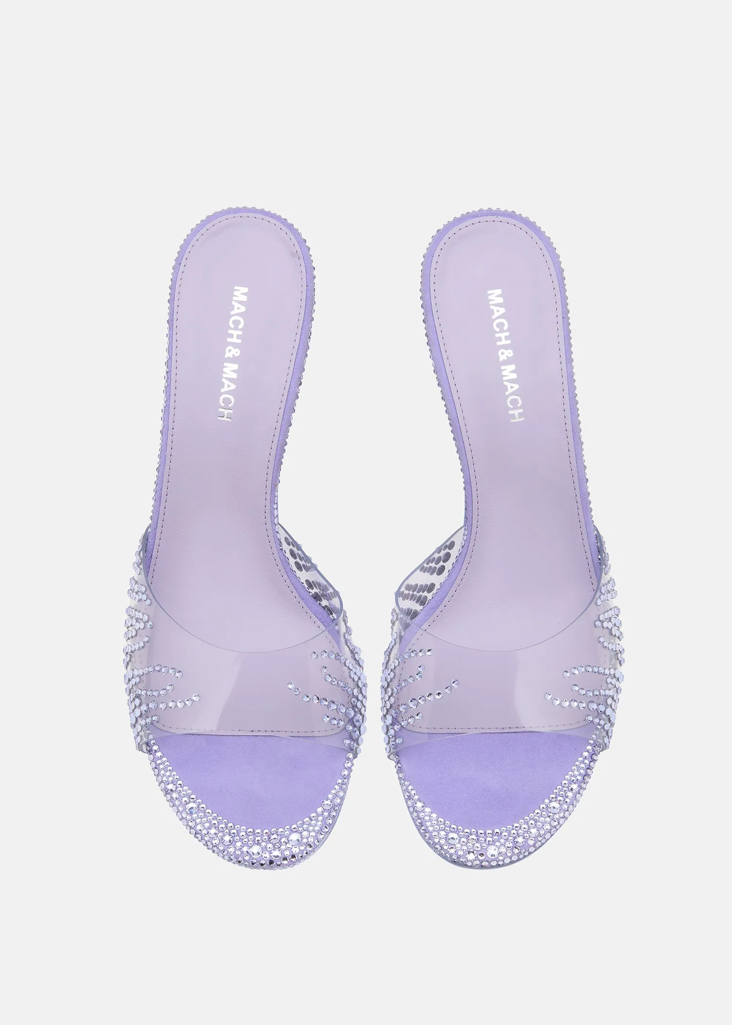 Crystal Flame Round Toe Mules sold by MACH & MACH product image thumbnail 3