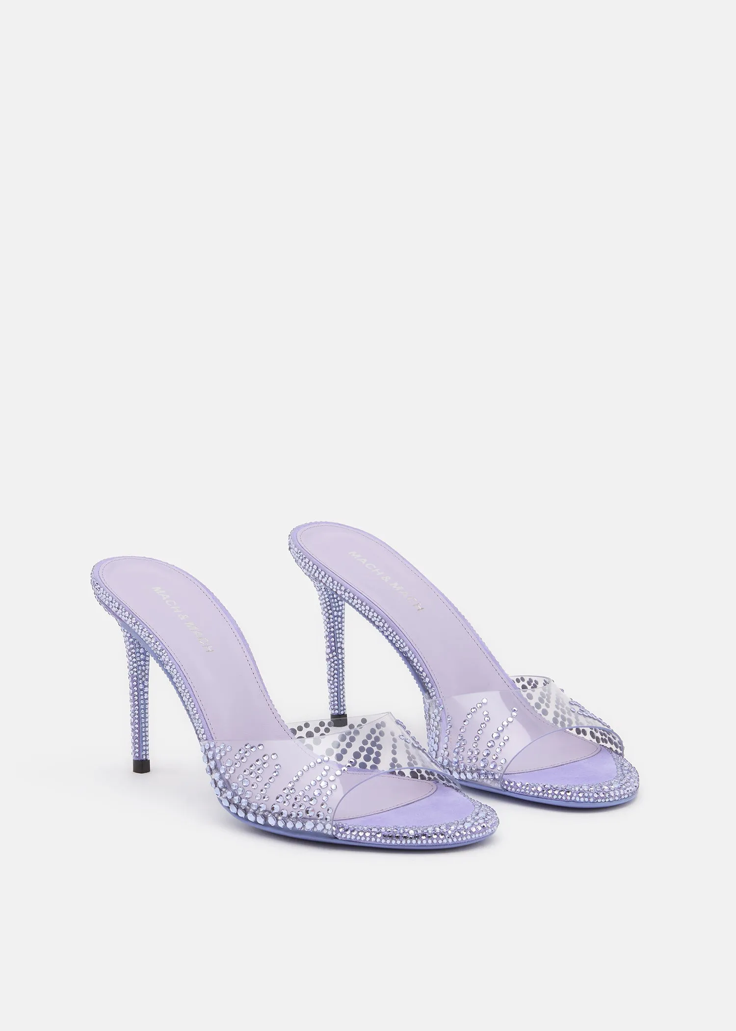 Crystal Flame Round Toe Mules sold by MACH & MACH product image thumbnail 2