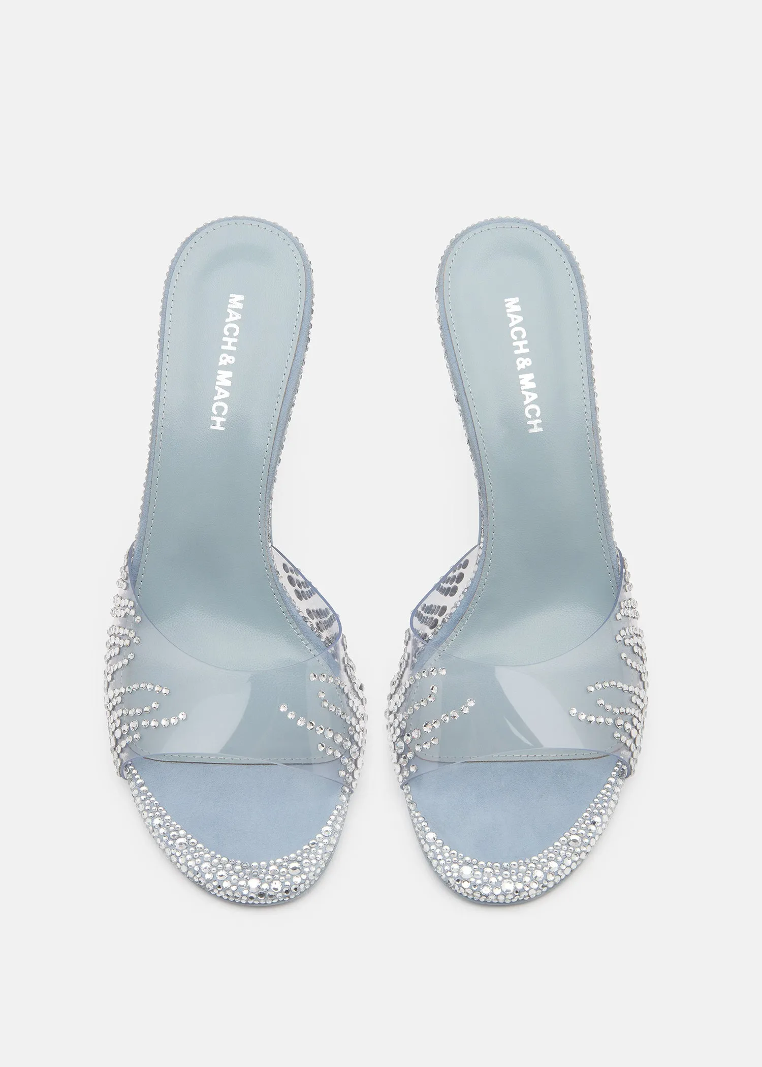 Crystal Flame Round Toe Mules sold by MACH & MACH product image thumbnail 3