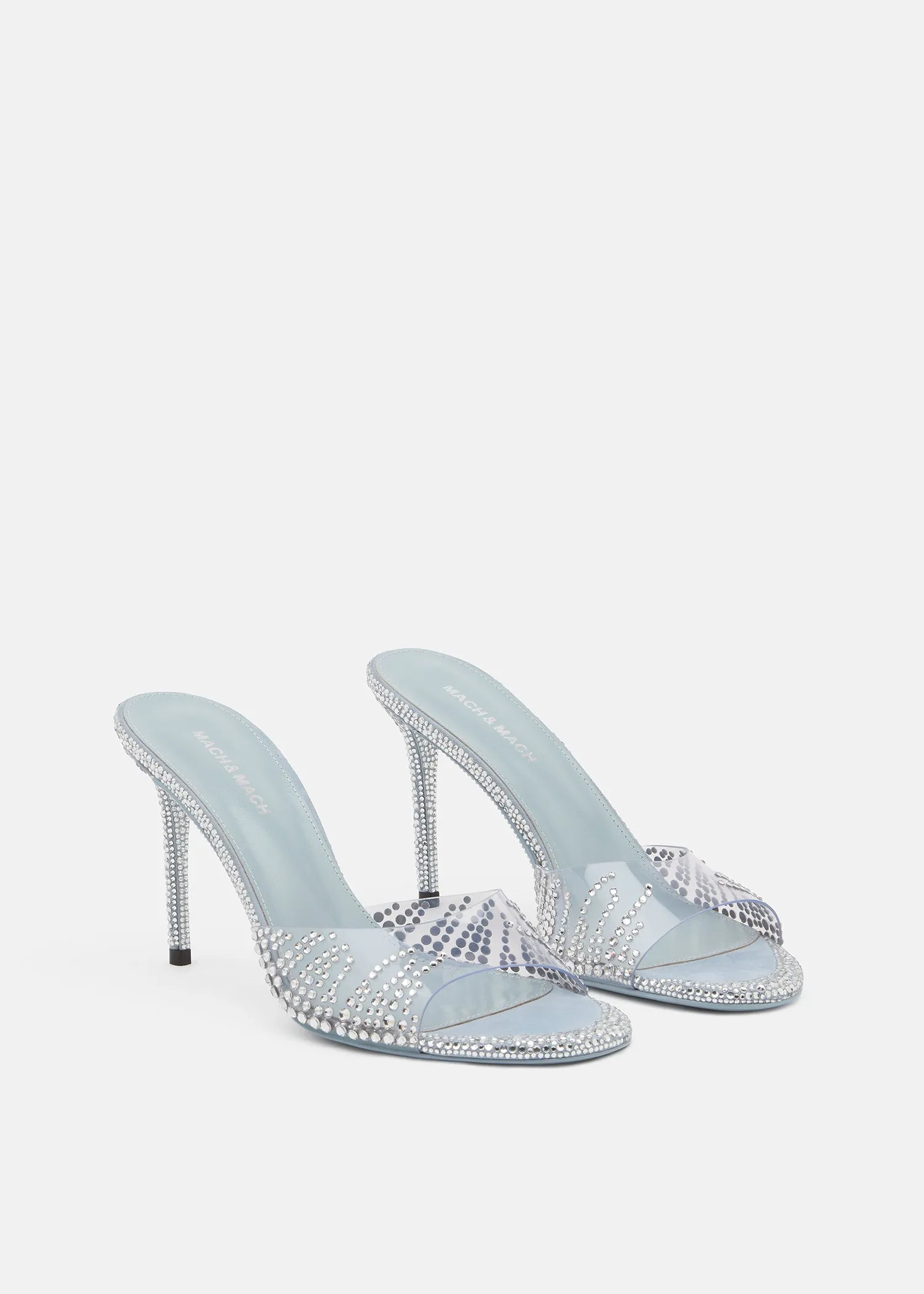 Crystal Flame Round Toe Mules sold by MACH & MACH product image thumbnail 2