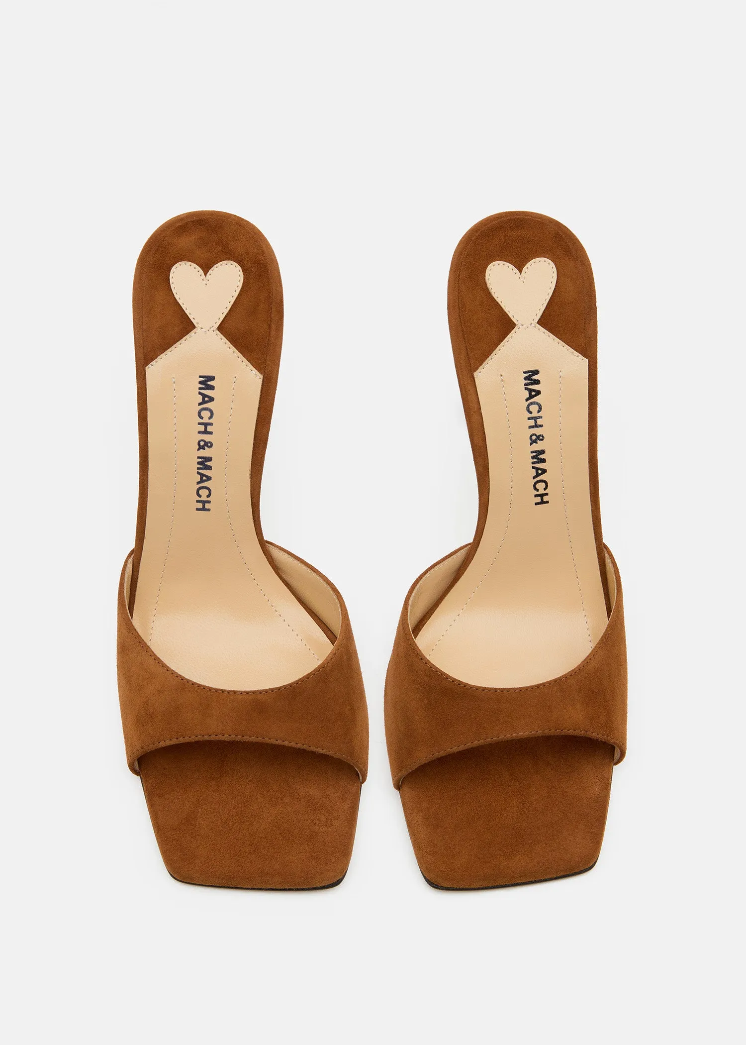 Puffy Heart Ring Square Toe Mules 95mm sold by MACH & MACH product image thumbnail 3