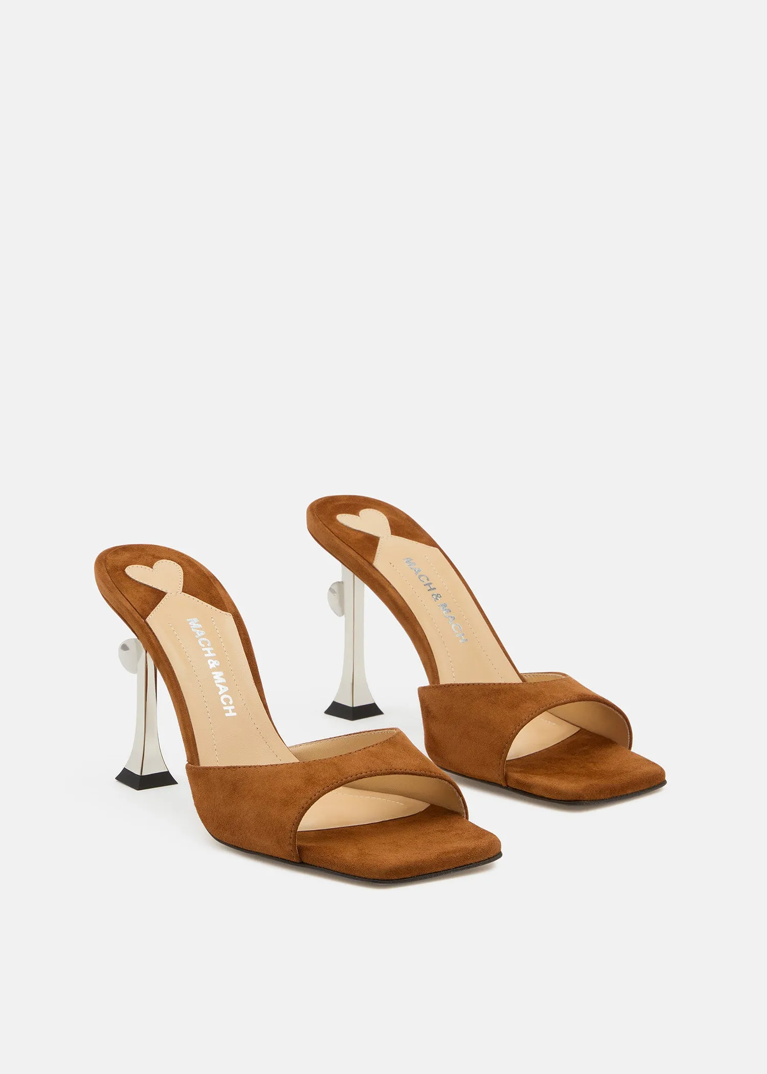 Puffy Heart Ring Square Toe Mules 95mm sold by MACH & MACH product image thumbnail 2