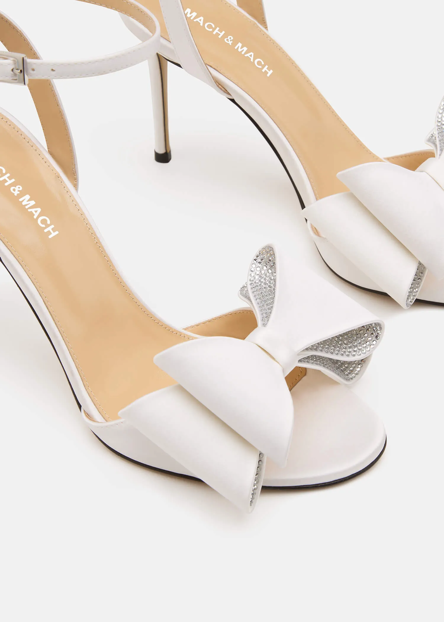 Le Cadeau'' Round Toe Satin Sandals sold by MACH & MACH product image thumbnail 5