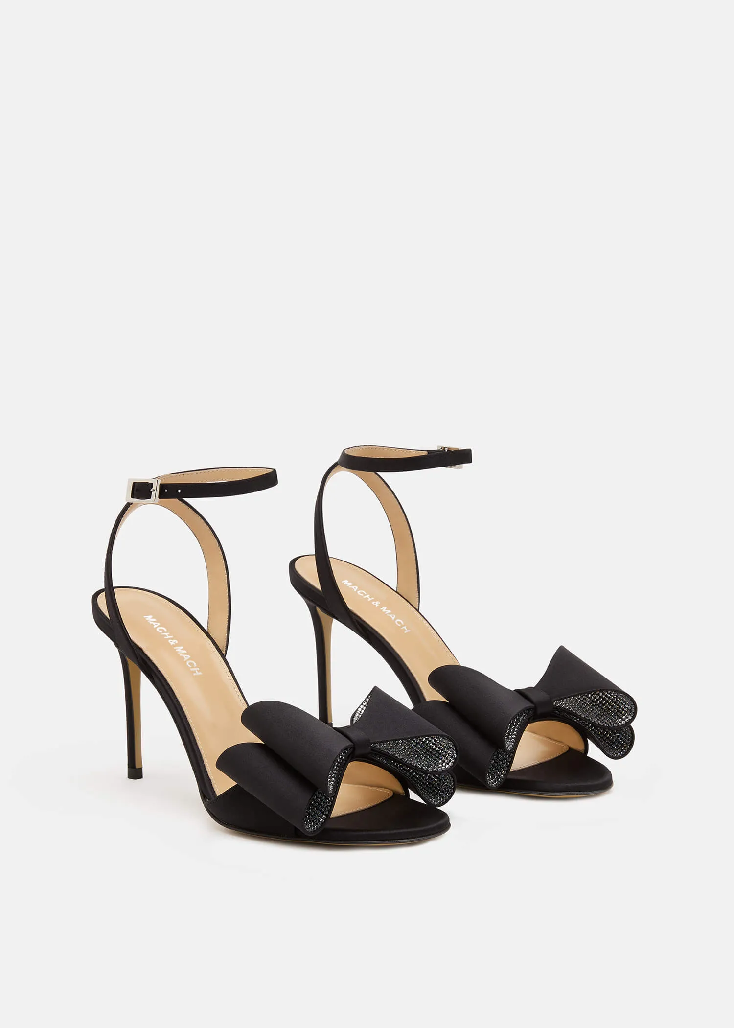 Le Cadeau'' Round Toe Satin Sandals sold by MACH & MACH product image thumbnail 4