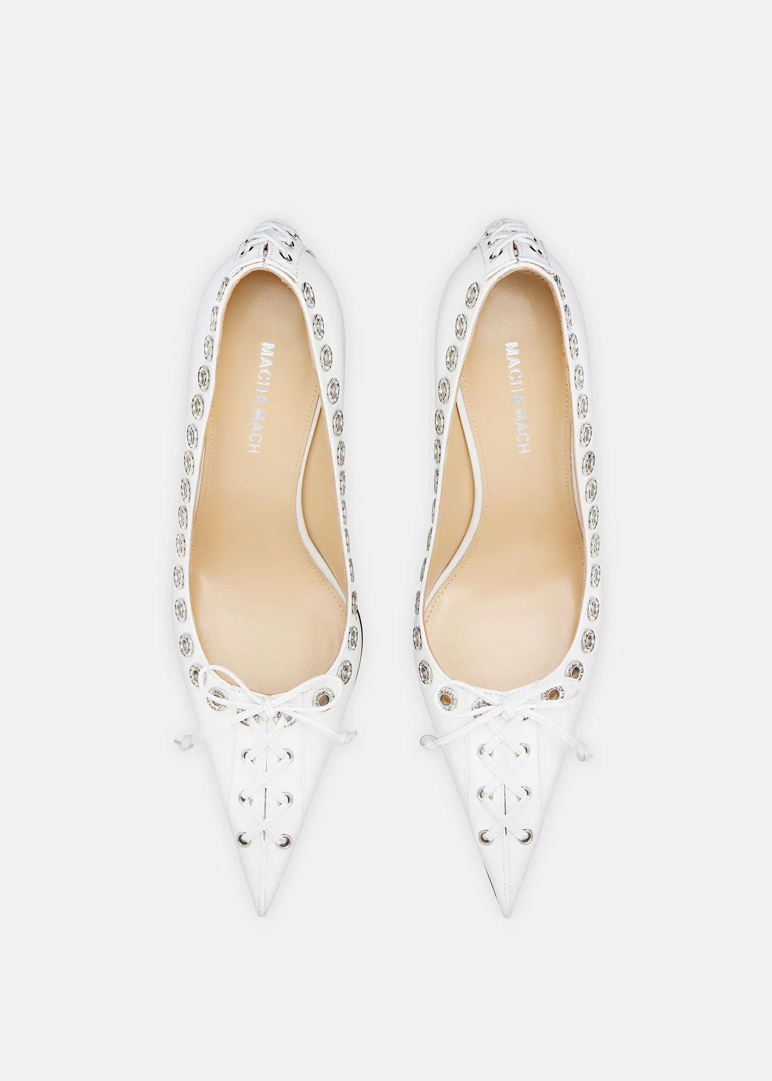 Crystalized Corset Pointed Toe Pumps sold by MACH & MACH product image thumbnail 3