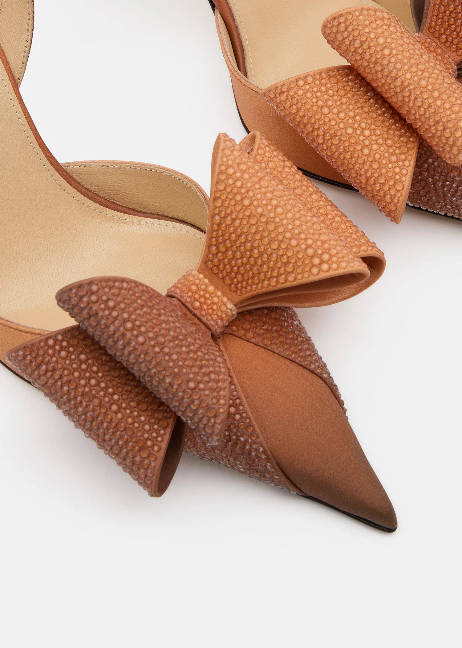 Le Cadeau' Brown Aqua Gradient Slingbacks sold by MACH & MACH product image thumbnail 5