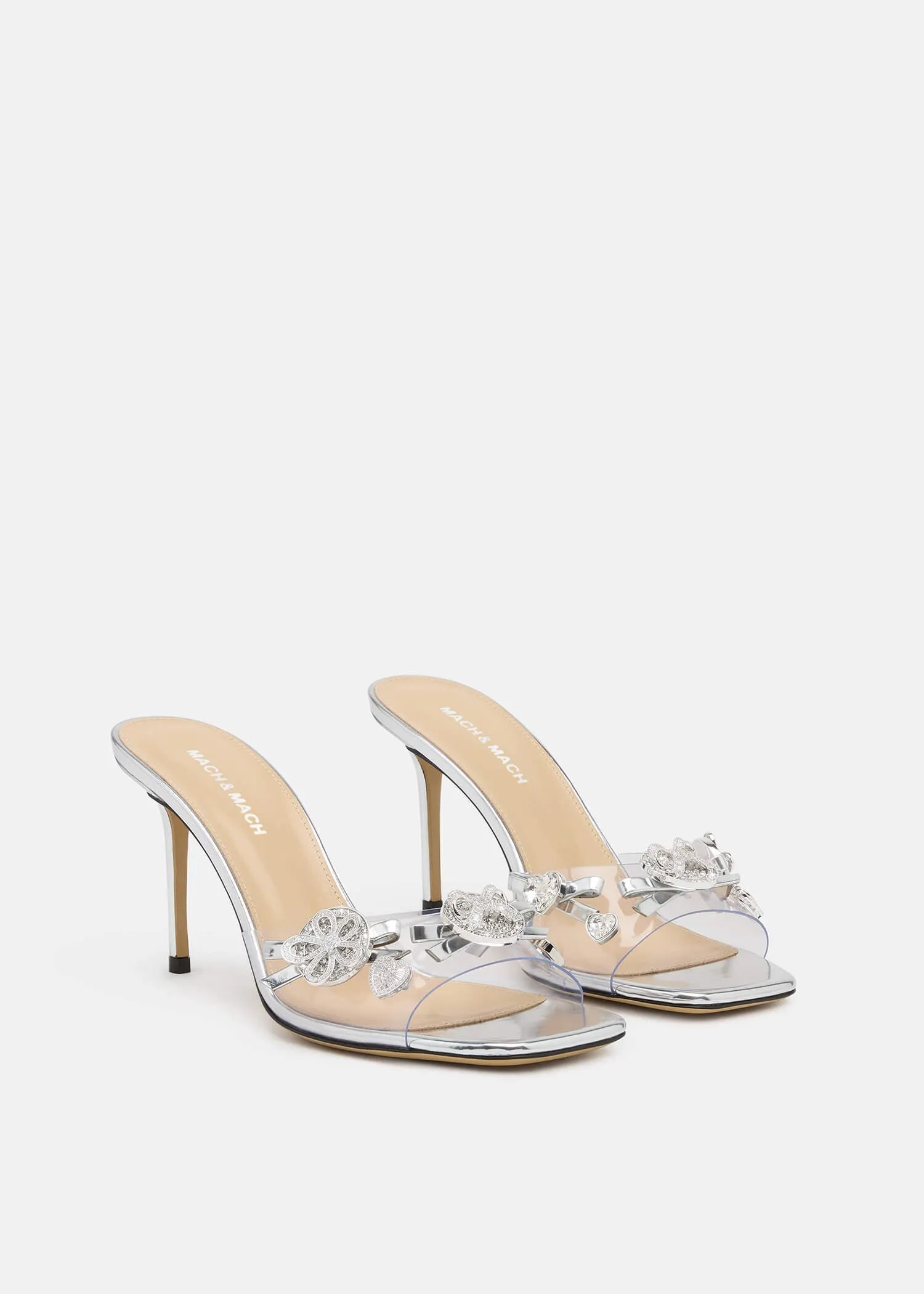 Crystal Button PVC Mules sold by MACH & MACH product image thumbnail 2