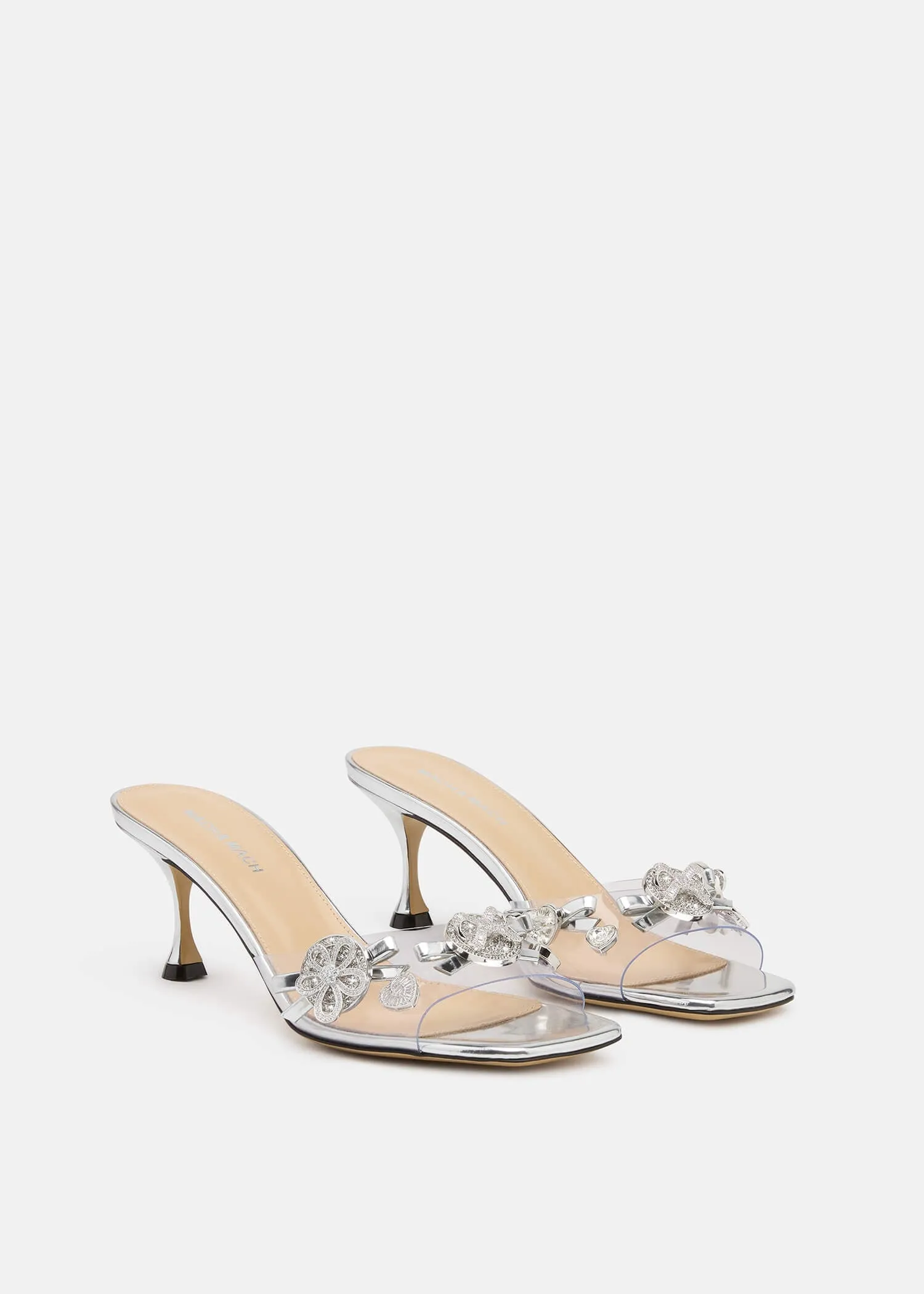 Crystal Button PVC Mules sold by MACH & MACH product image thumbnail 2