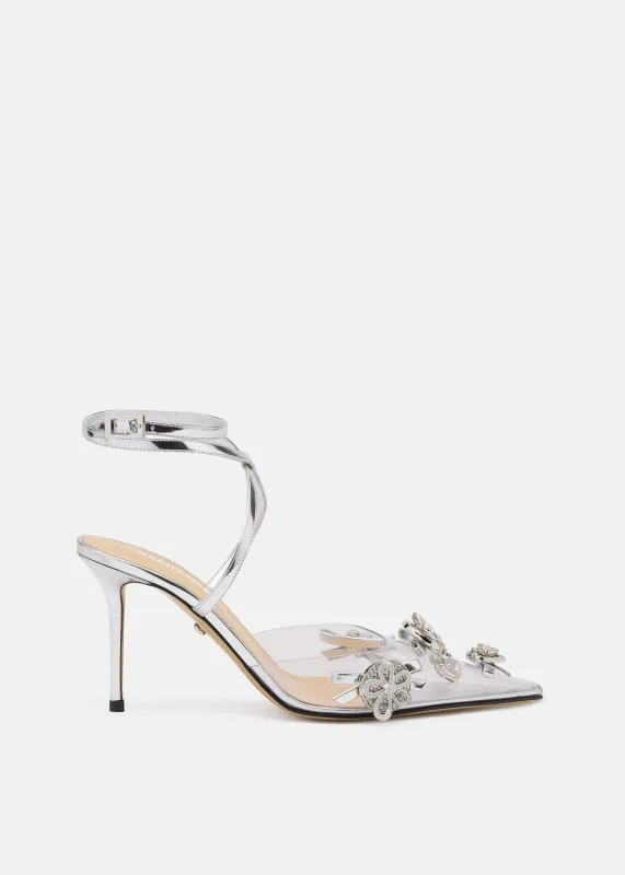 Crystal Button PVC Pumps made by MACH & MACH